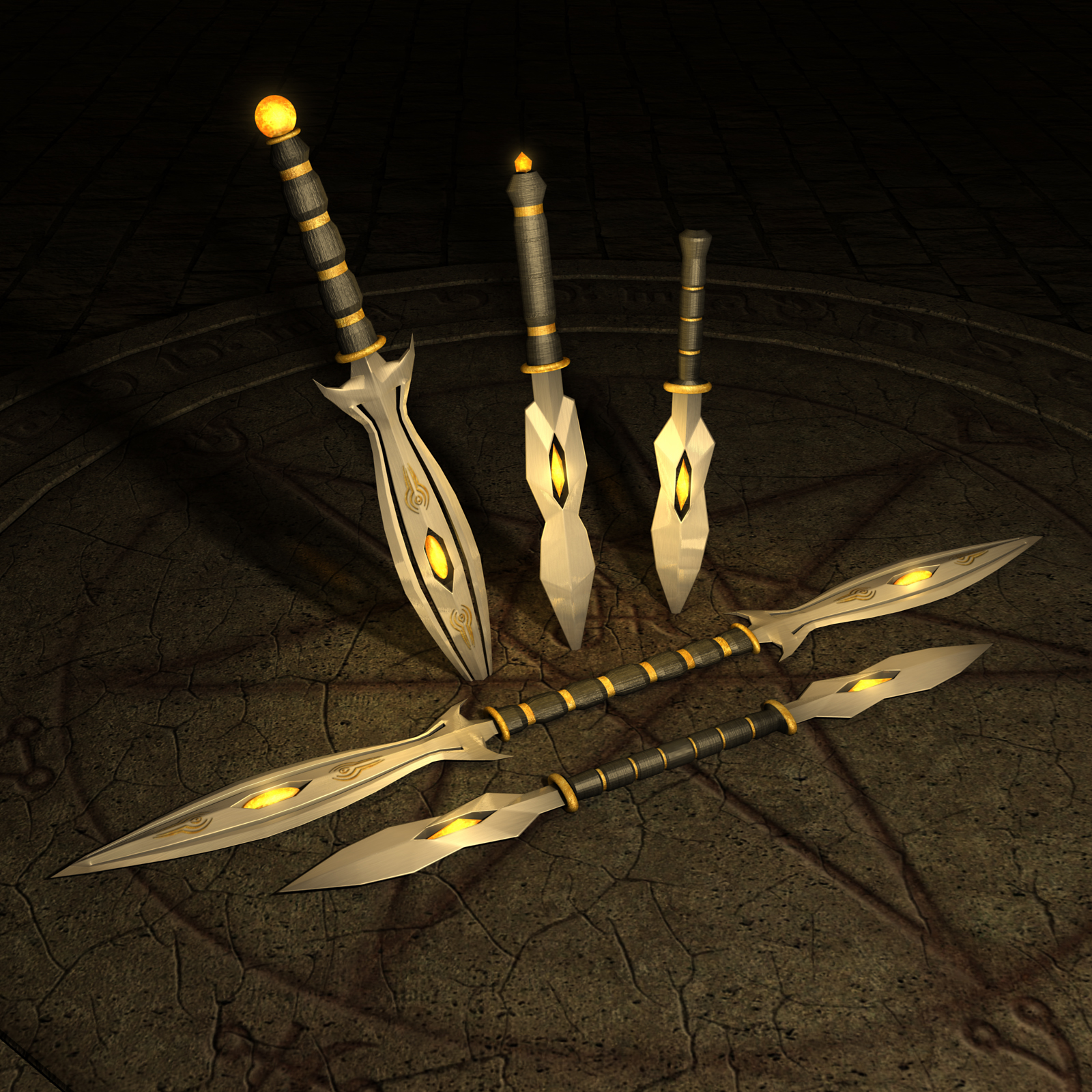 Arcane Daggers - Extended License by N/A