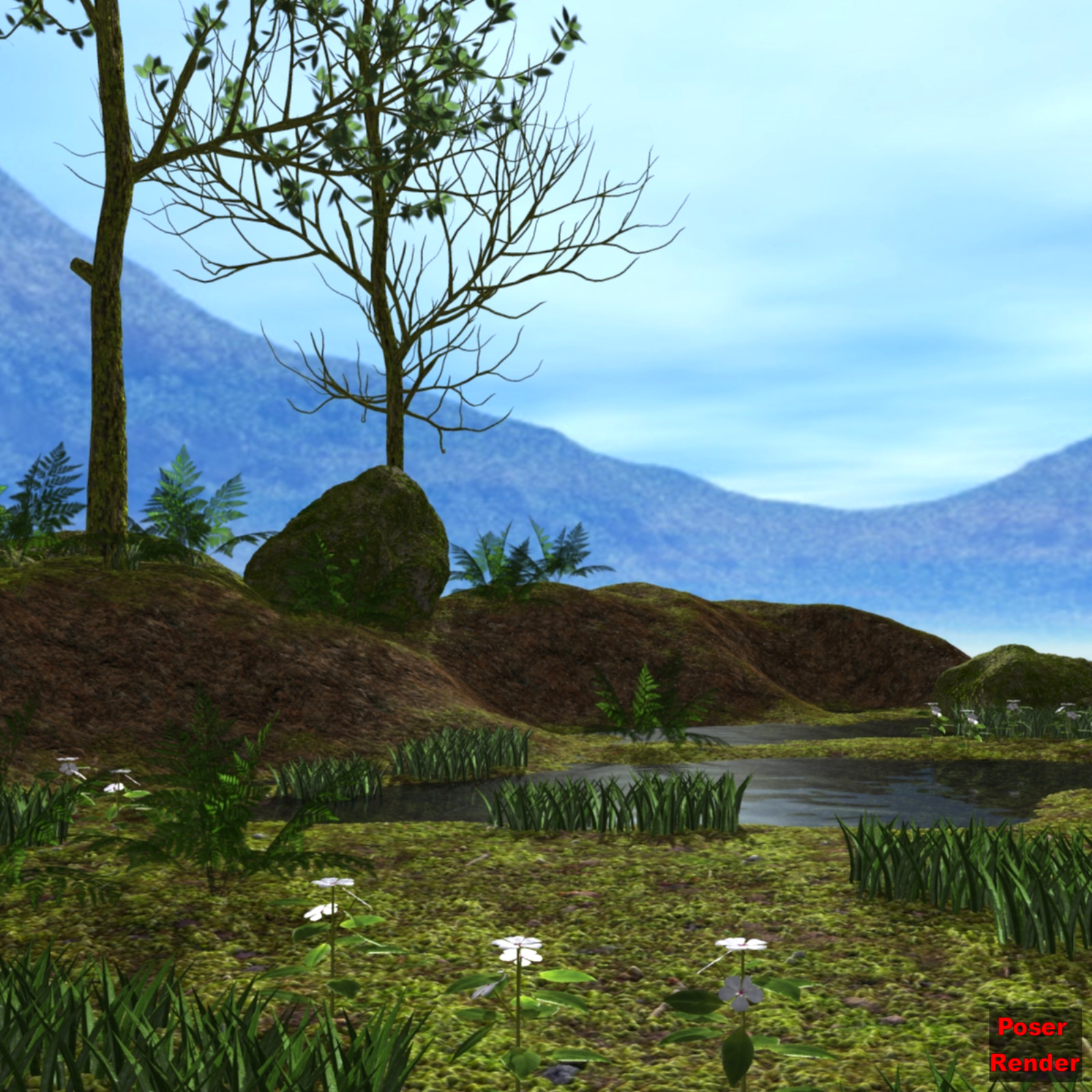Damp terrain Poser by N/A
