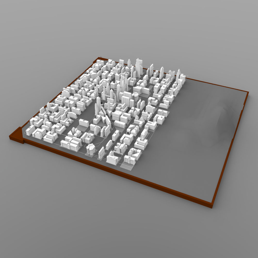 City Skyline - 3ds, obj - Extended License by N/A