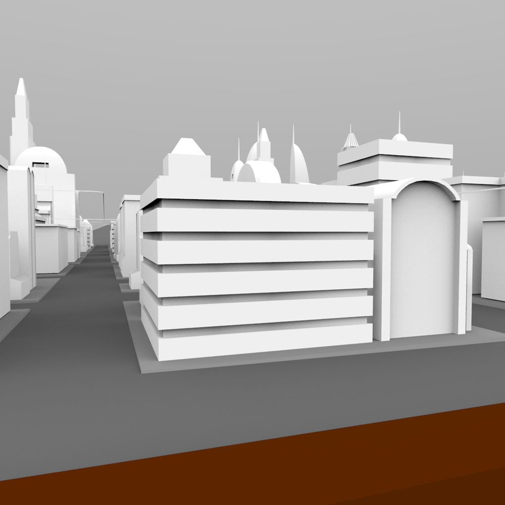 City Skyline - 3ds, obj - Extended License by N/A
