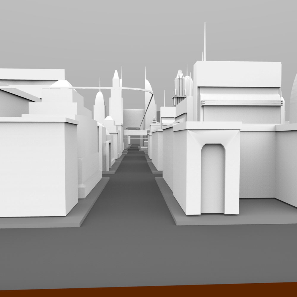 City Skyline - 3ds, obj - Extended License by N/A