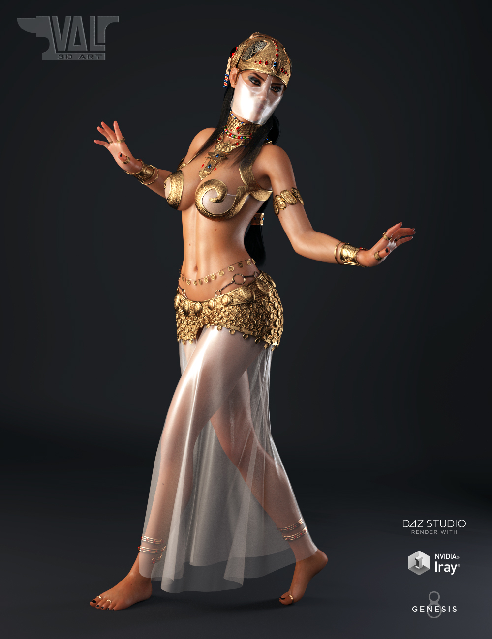 Salome II for Genesis 8 Female by N/A