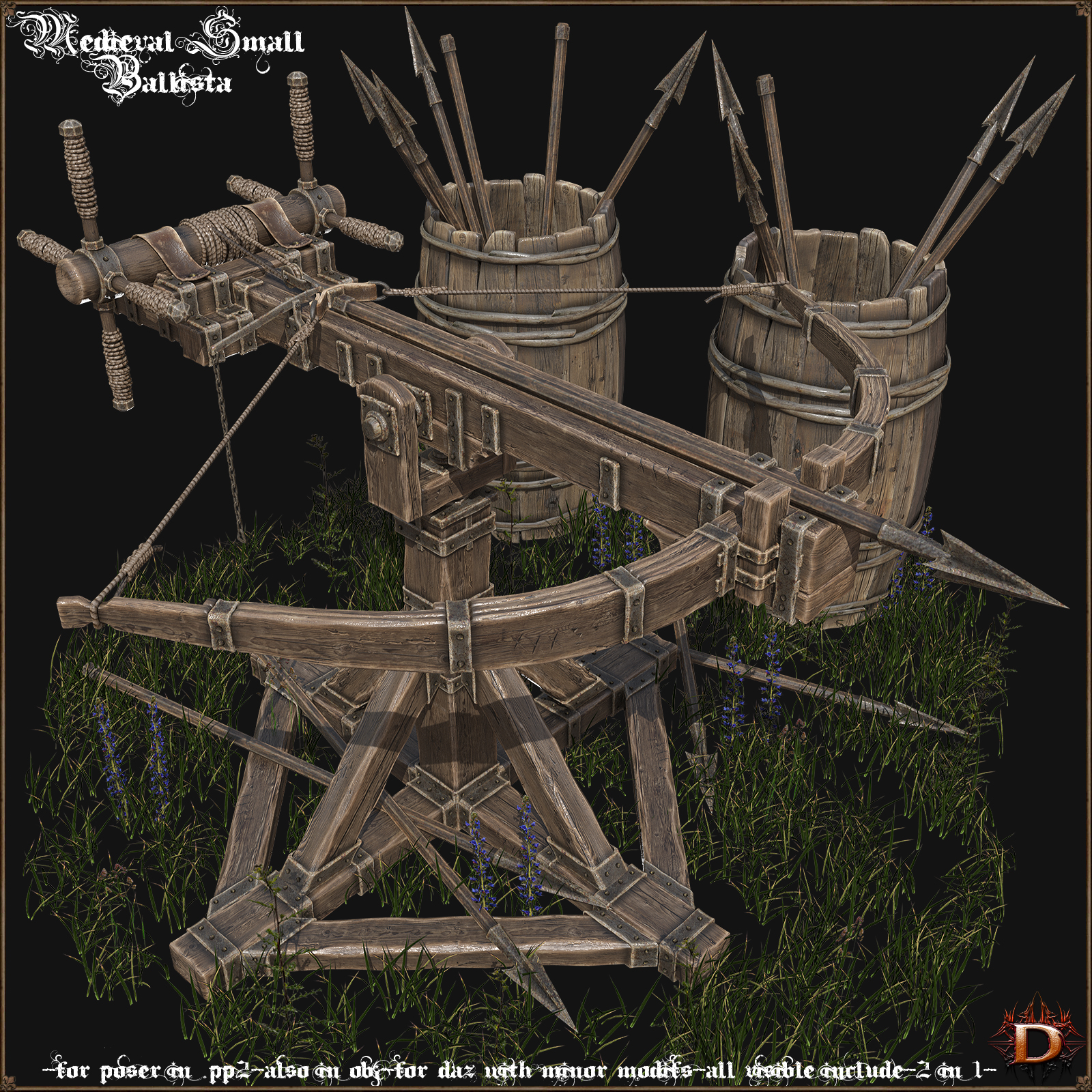 Medieval Small Ballista by N/A
