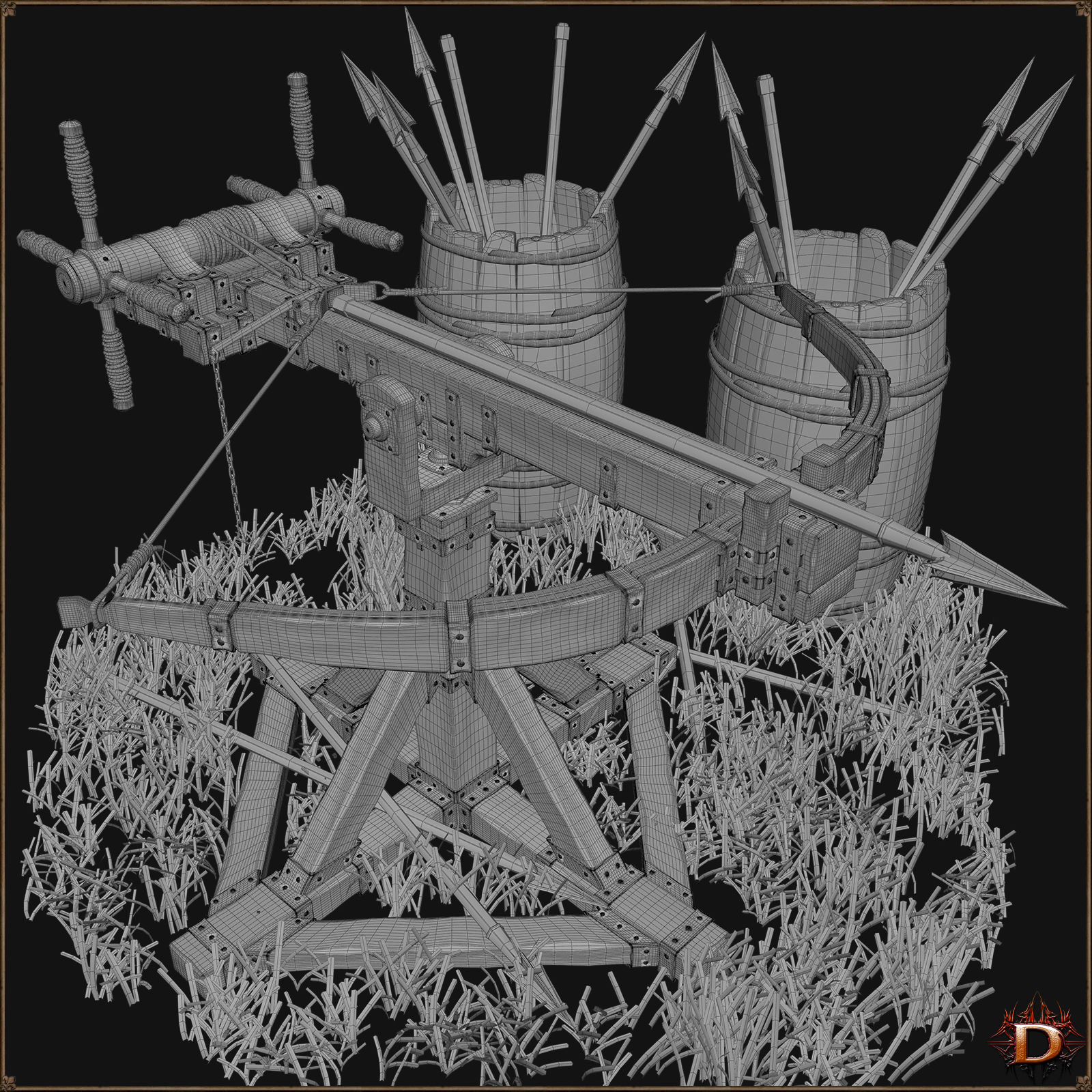 Medieval Small Ballista by N/A