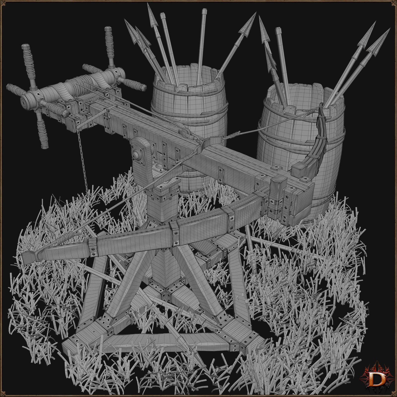 Medieval Small Ballista by N/A