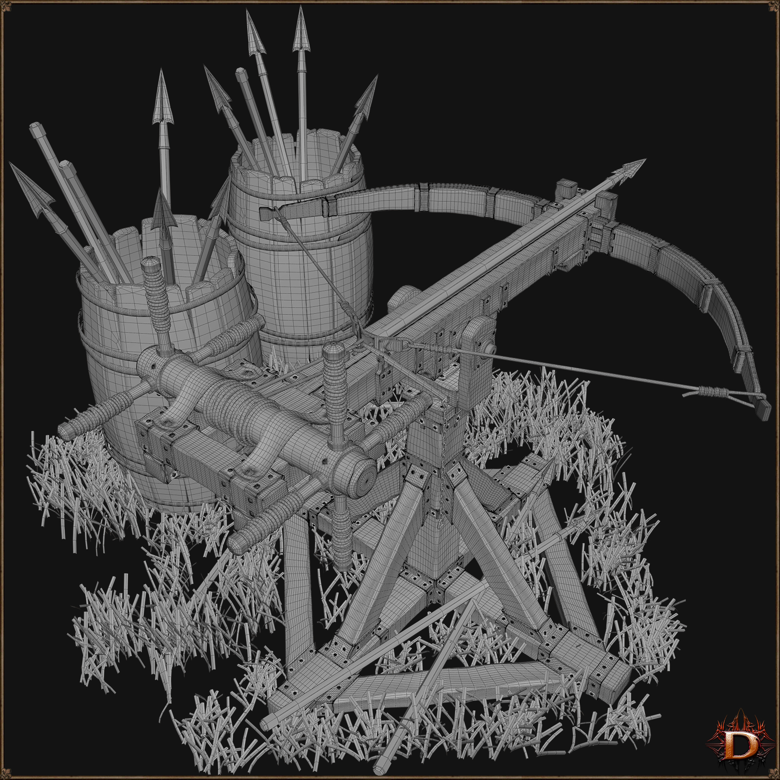 Medieval Small Ballista by N/A