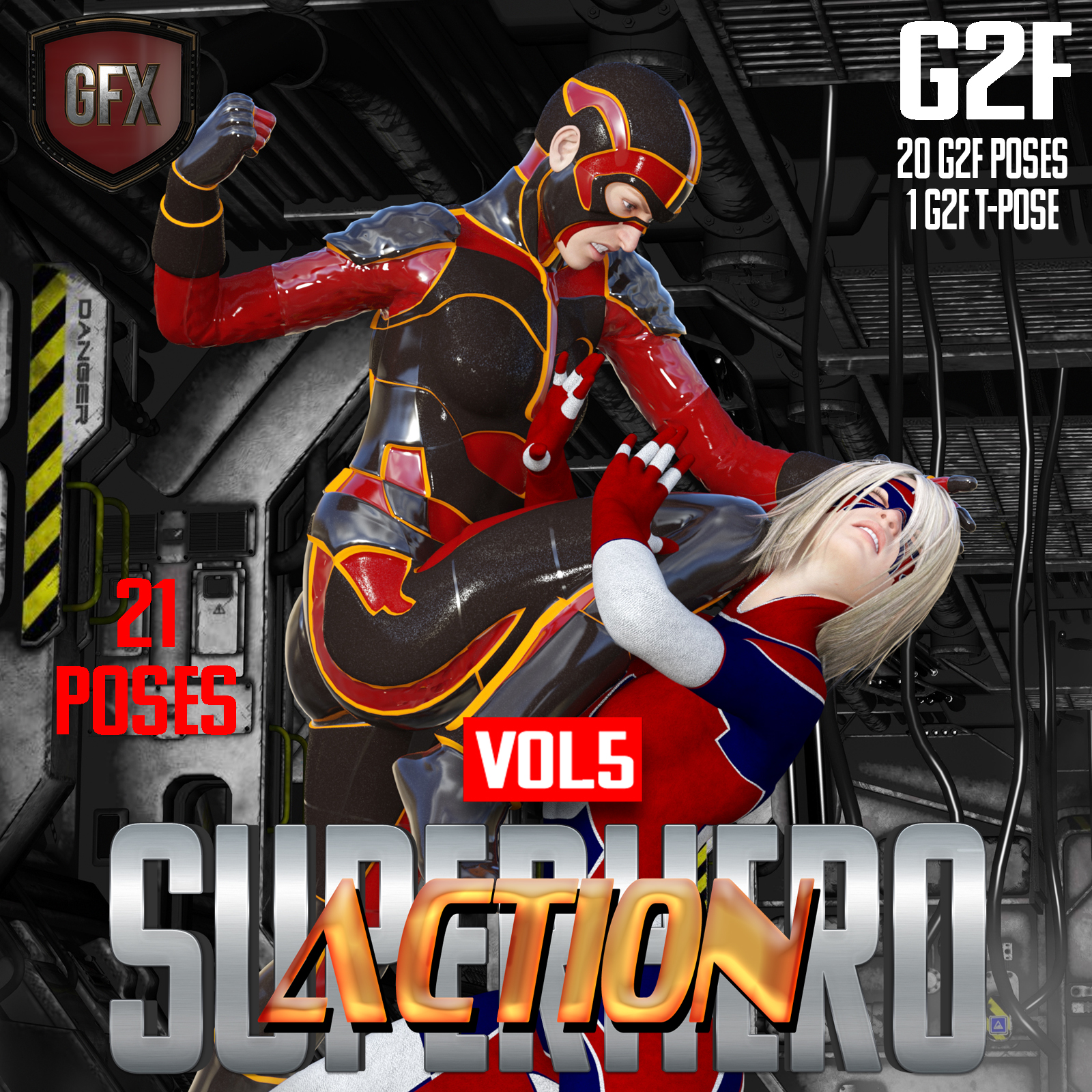 SuperHero Action for G2F Volume 5 by N/A