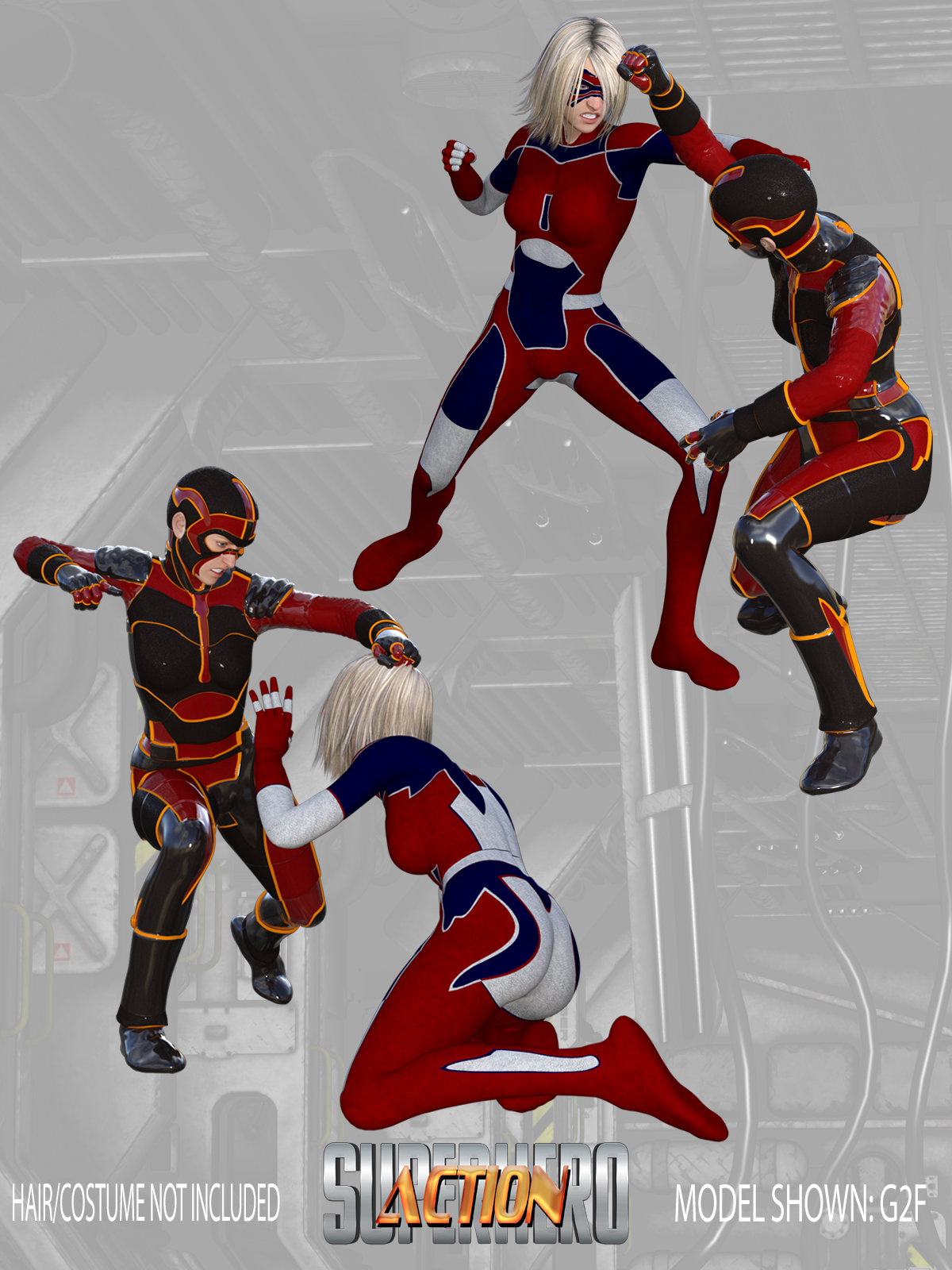 SuperHero Action for G2F Volume 5 by N/A