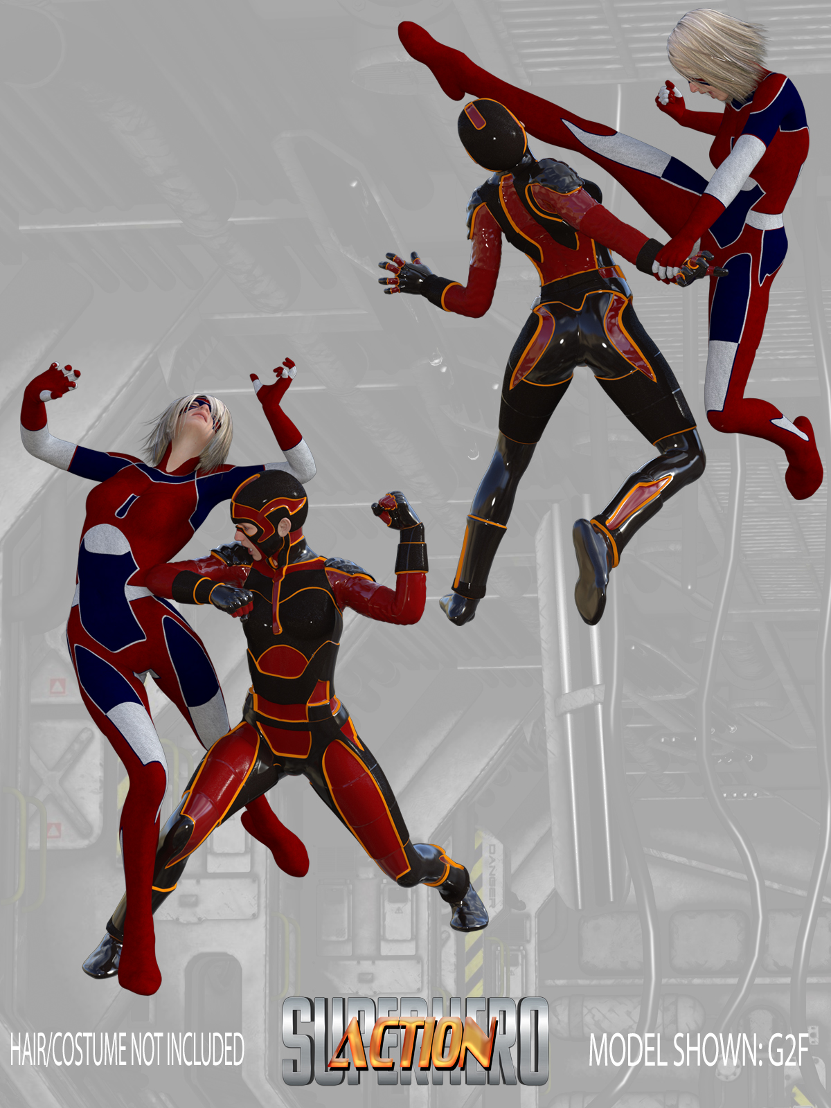 SuperHero Action for G2F Volume 5 by N/A