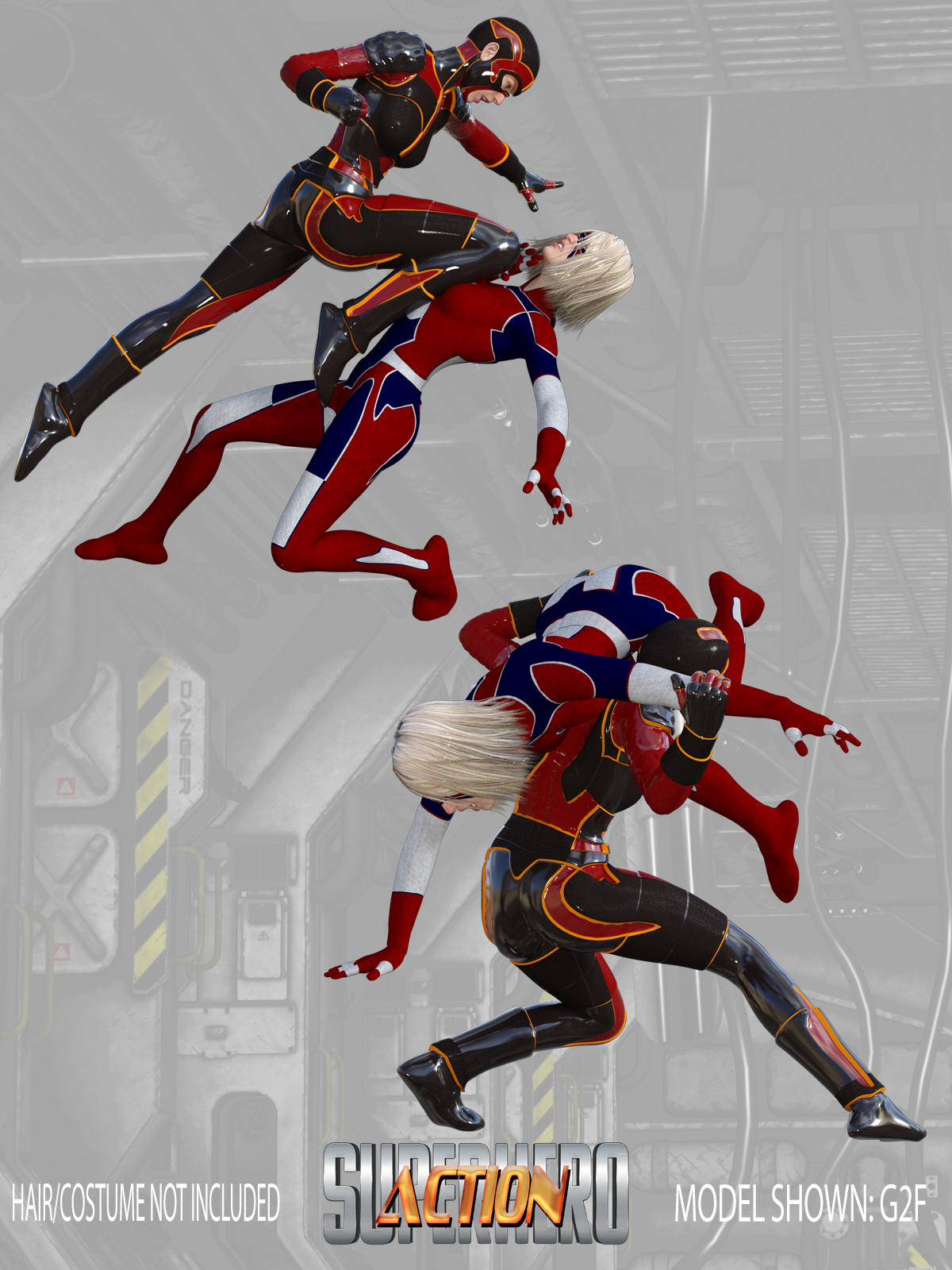 SuperHero Action for G2F Volume 5 by N/A