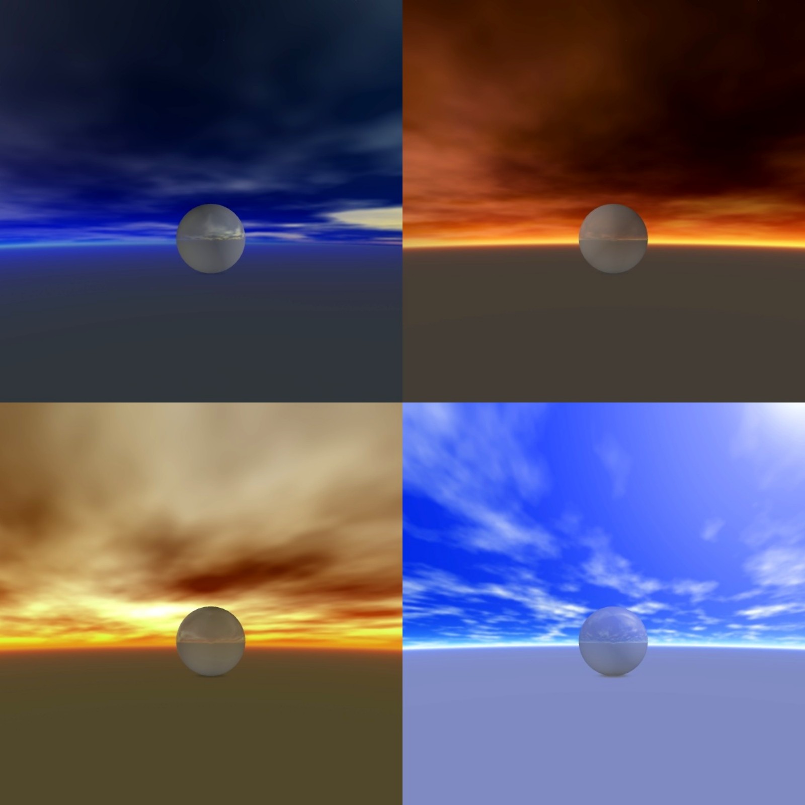 Bryce skies for Poser by N/A