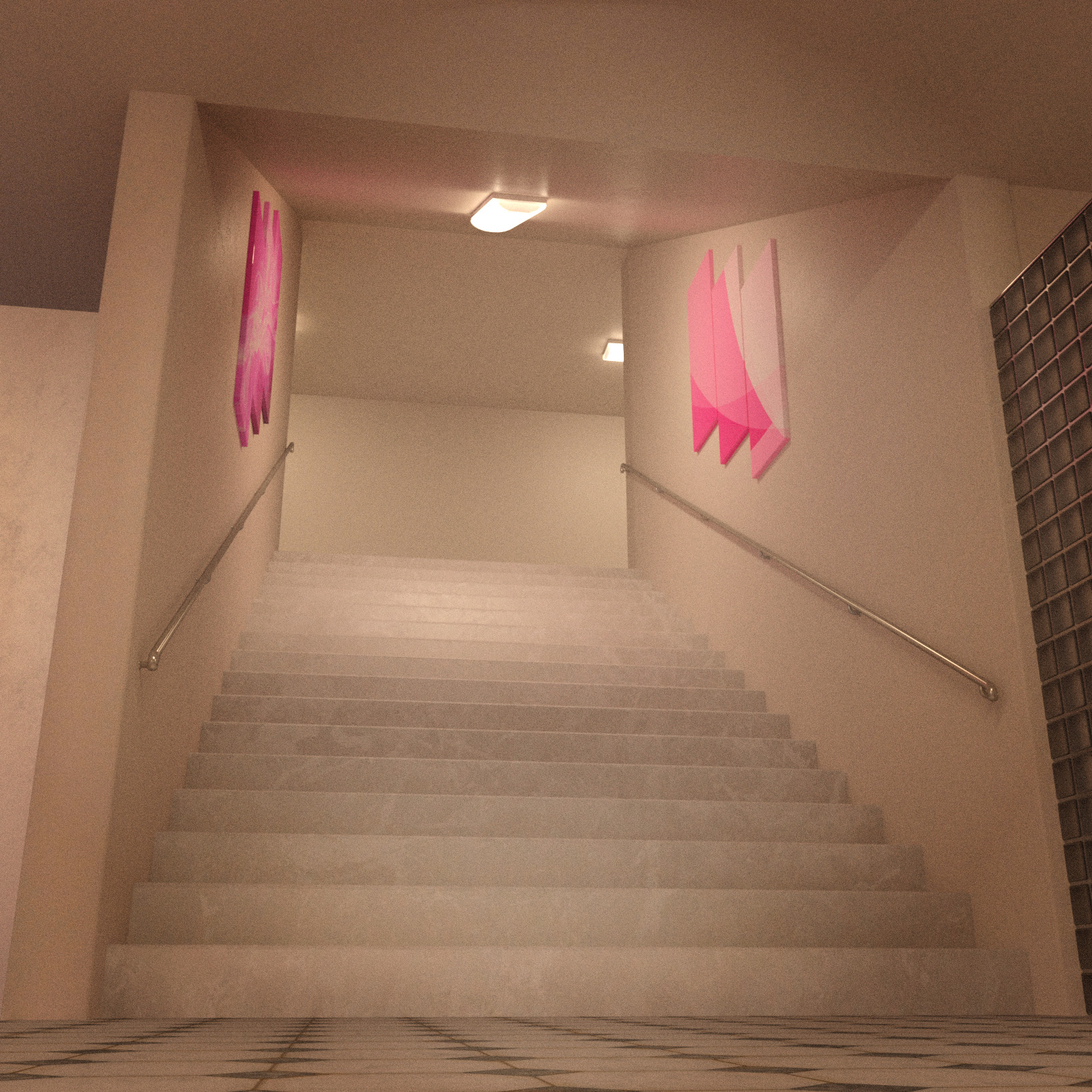 Unisex Shower & Locker with G3F & G3M Poses by N/A