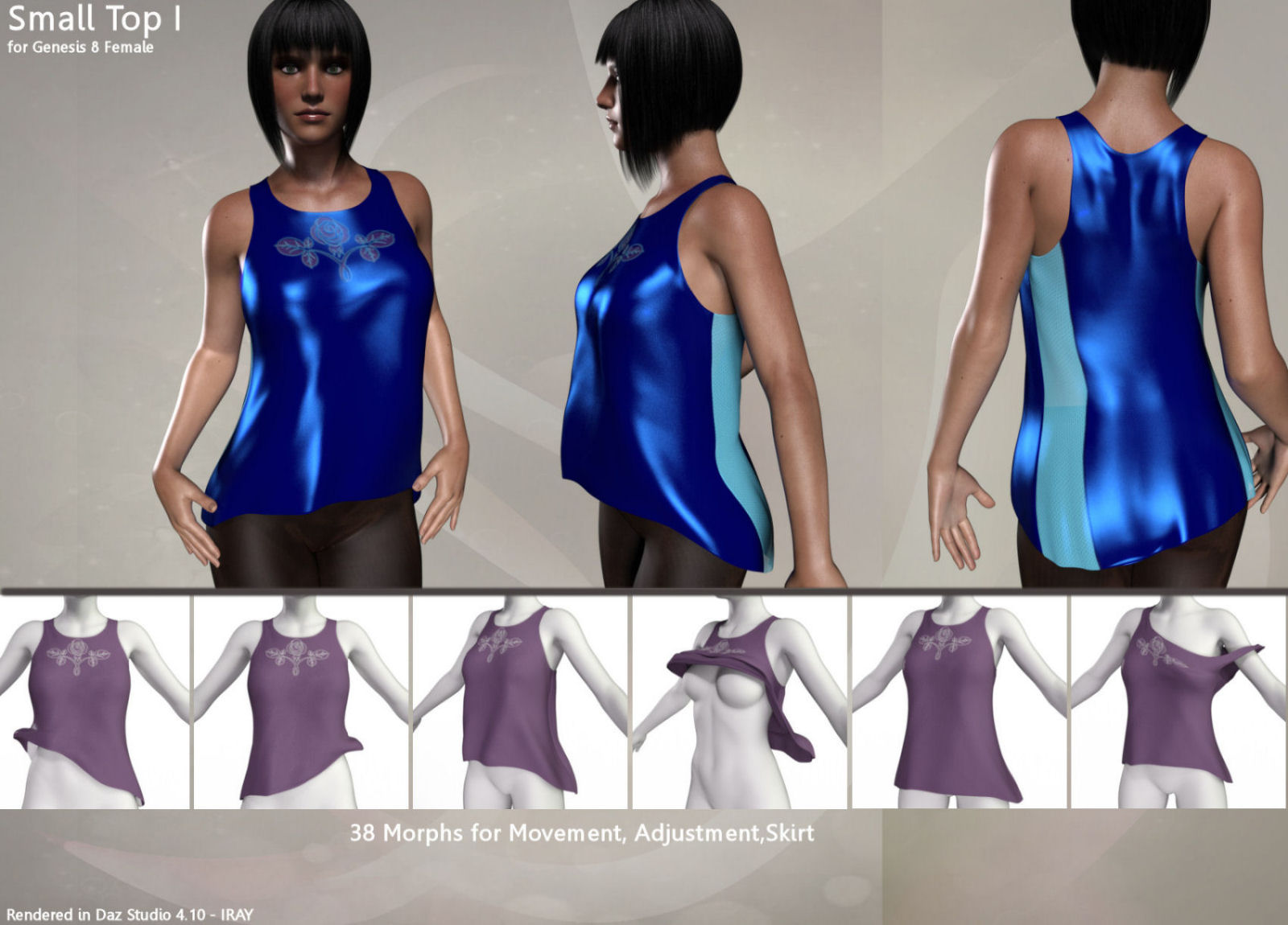Small Top I for Genesis 8 Female by N/A