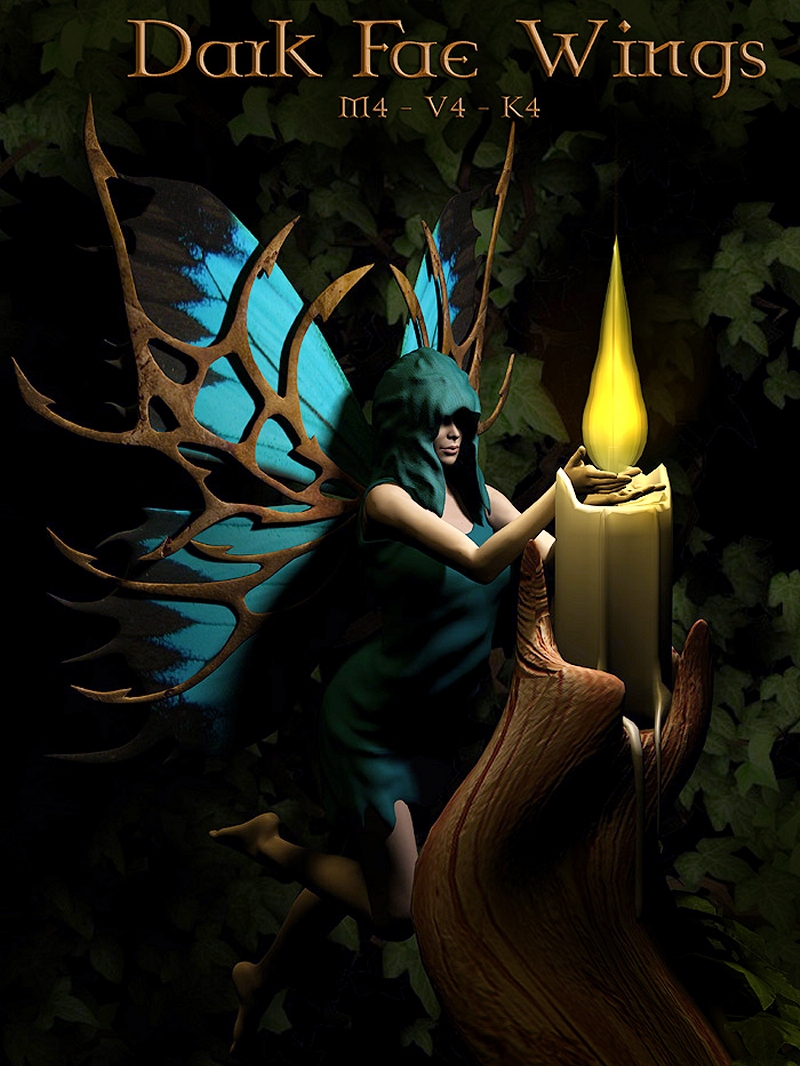 Dark Fae Wings by N/A