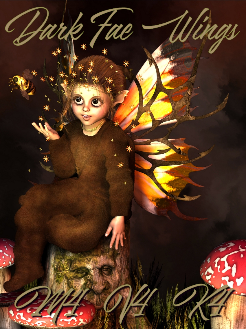 Dark Fae Wings by N/A