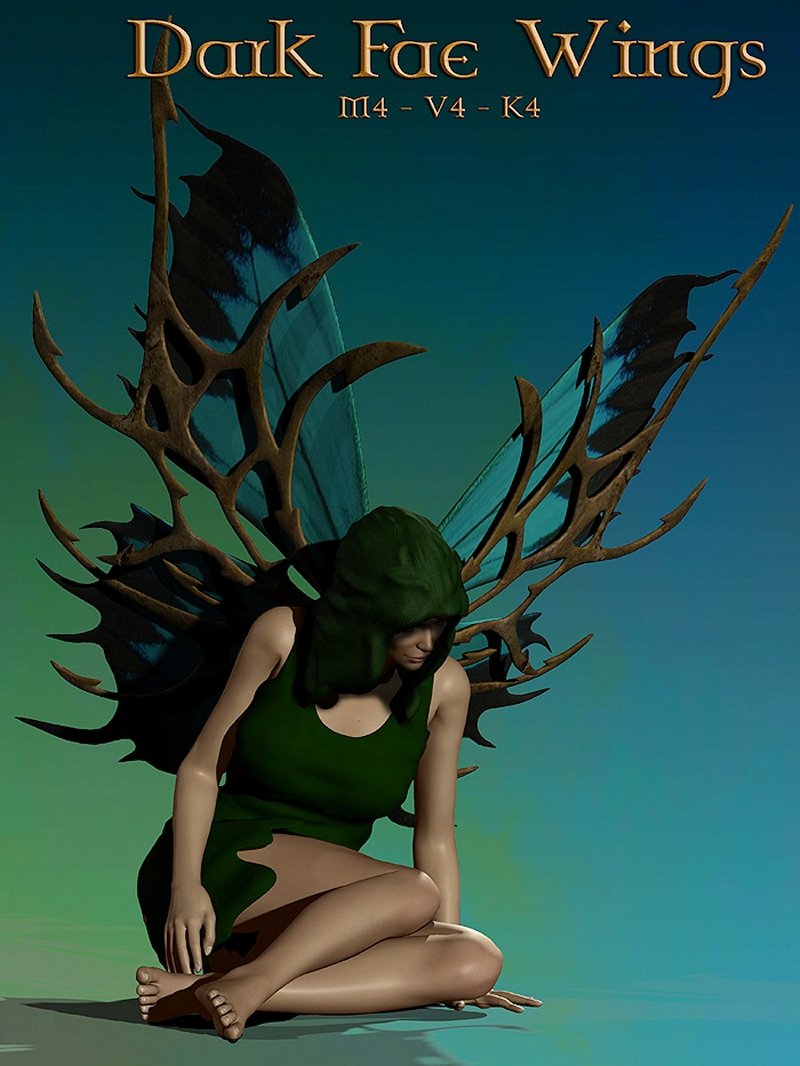 Dark Fae Wings by N/A