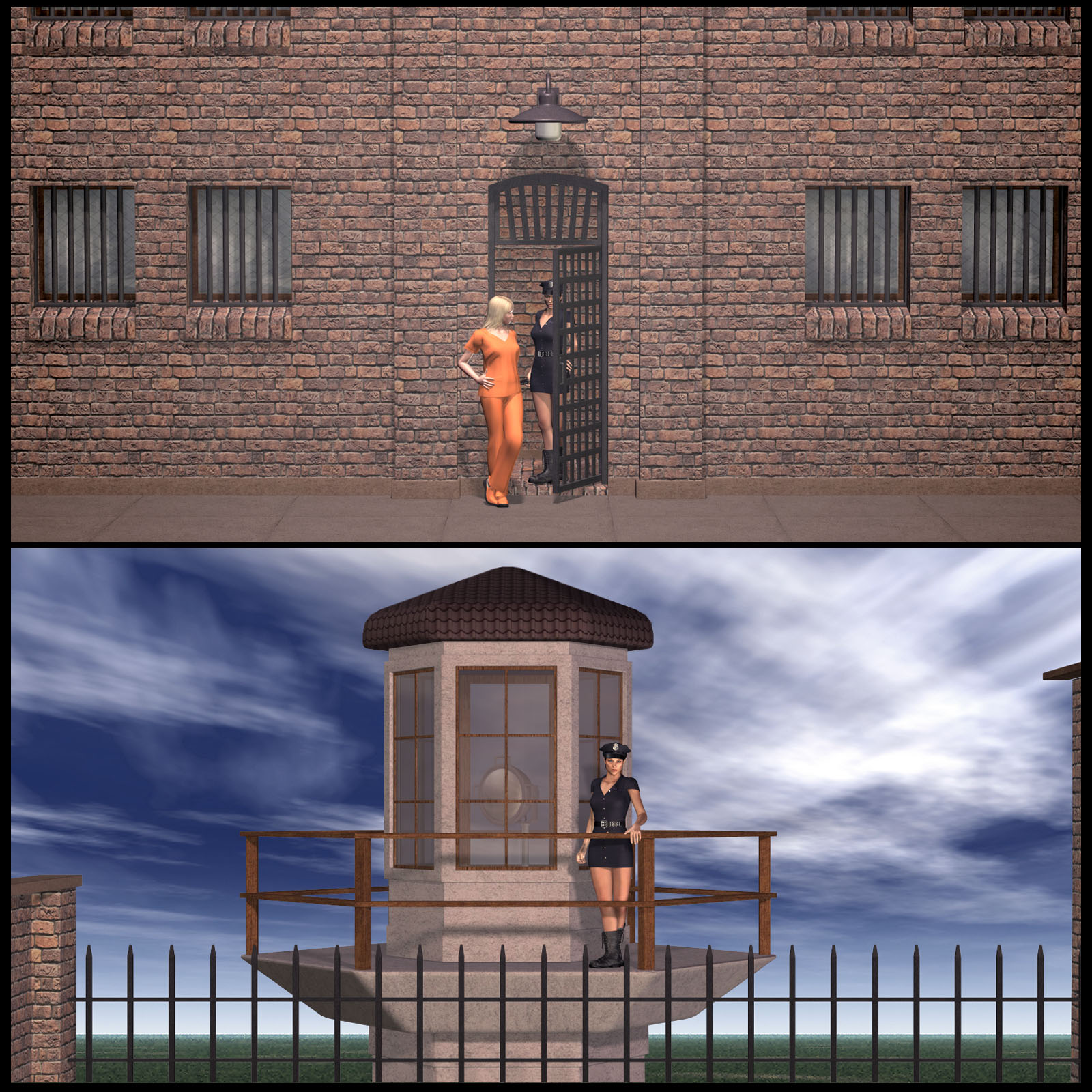 The Prison Yard by N/A