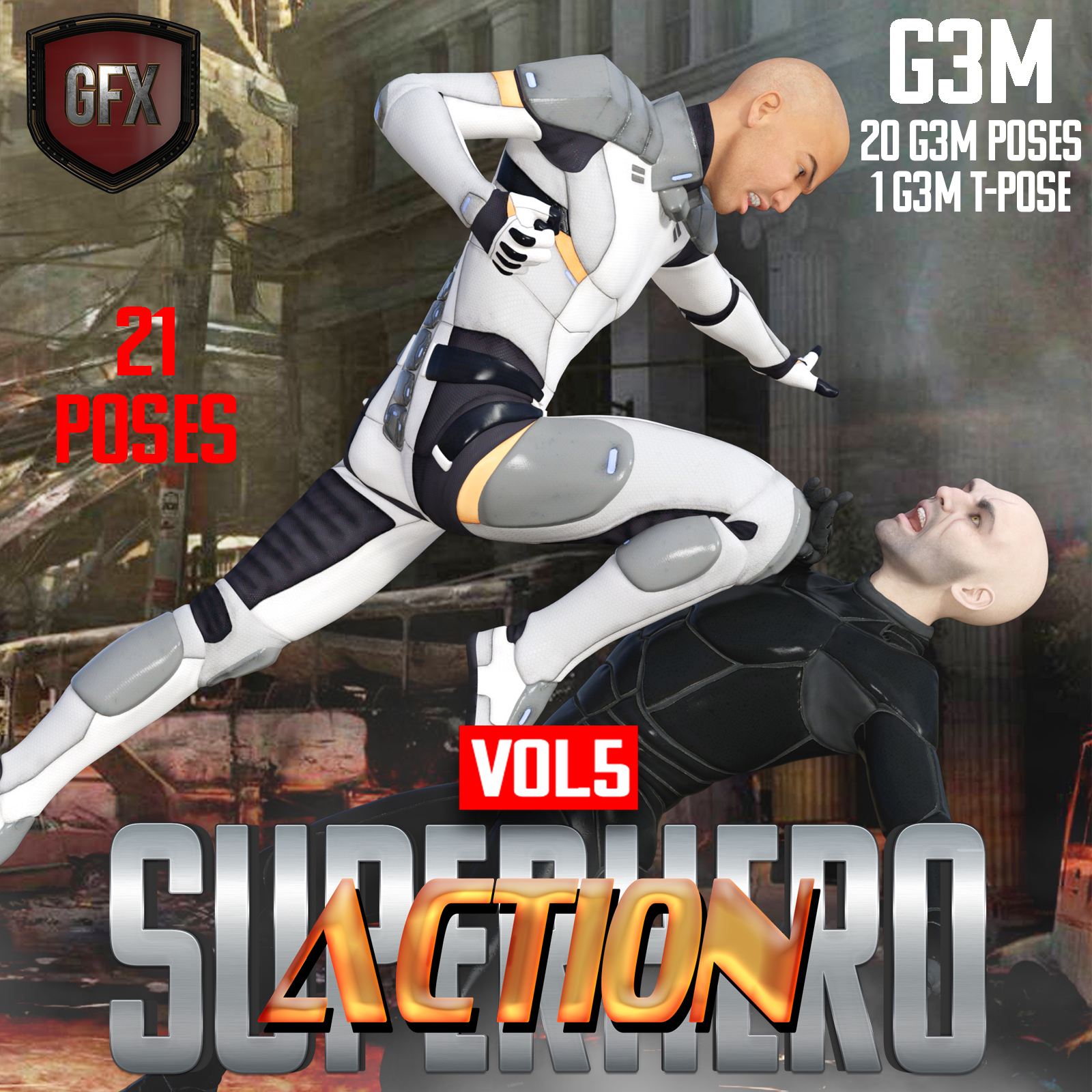 SuperHero Action for G3M Volume 5 by N/A