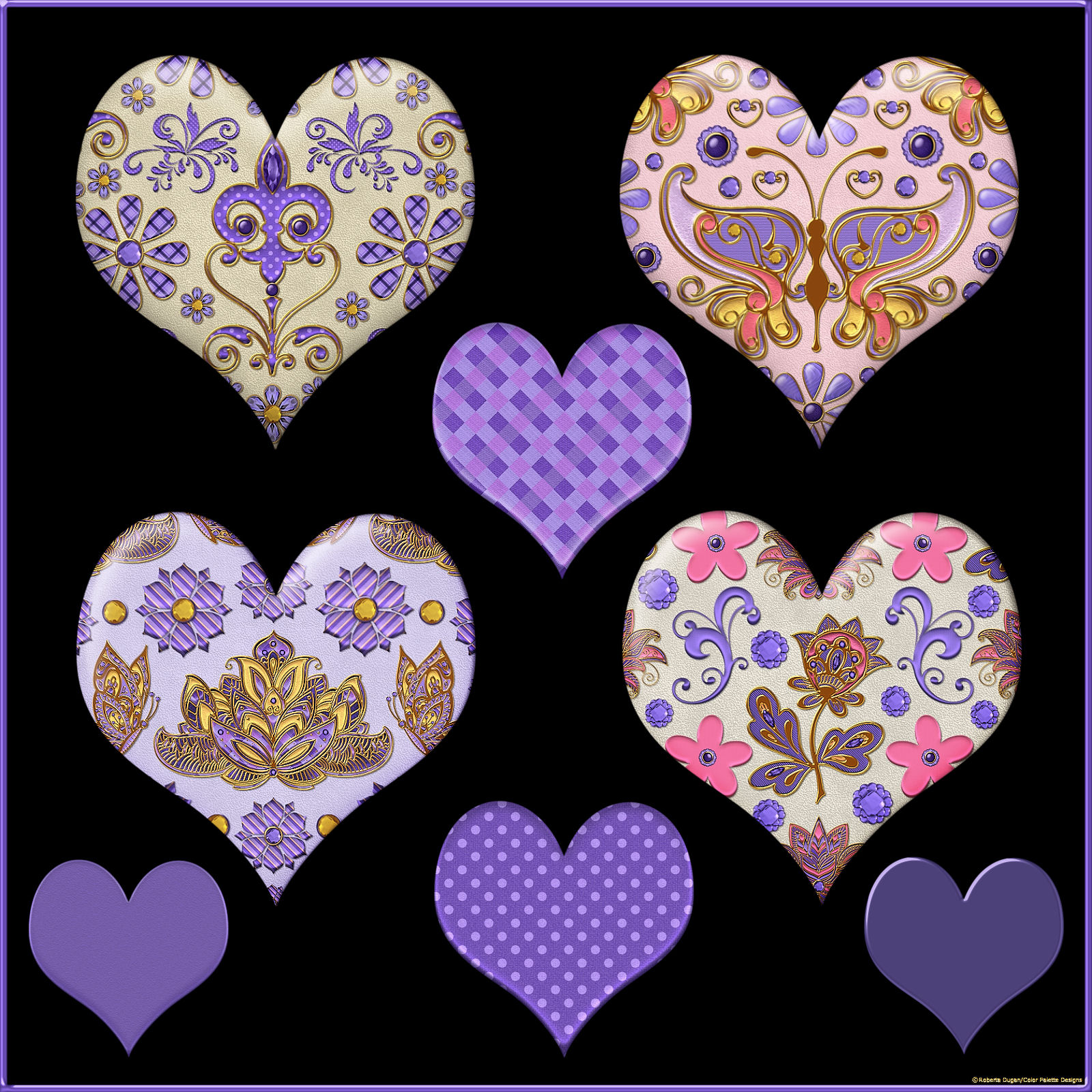 2018 Pantone Color of the Year ULTRA VIOLET PS Layer Styles by N/A