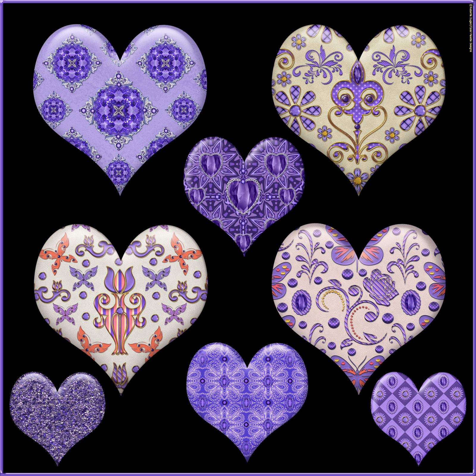 2018 Pantone Color of the Year ULTRA VIOLET PS Layer Styles by N/A