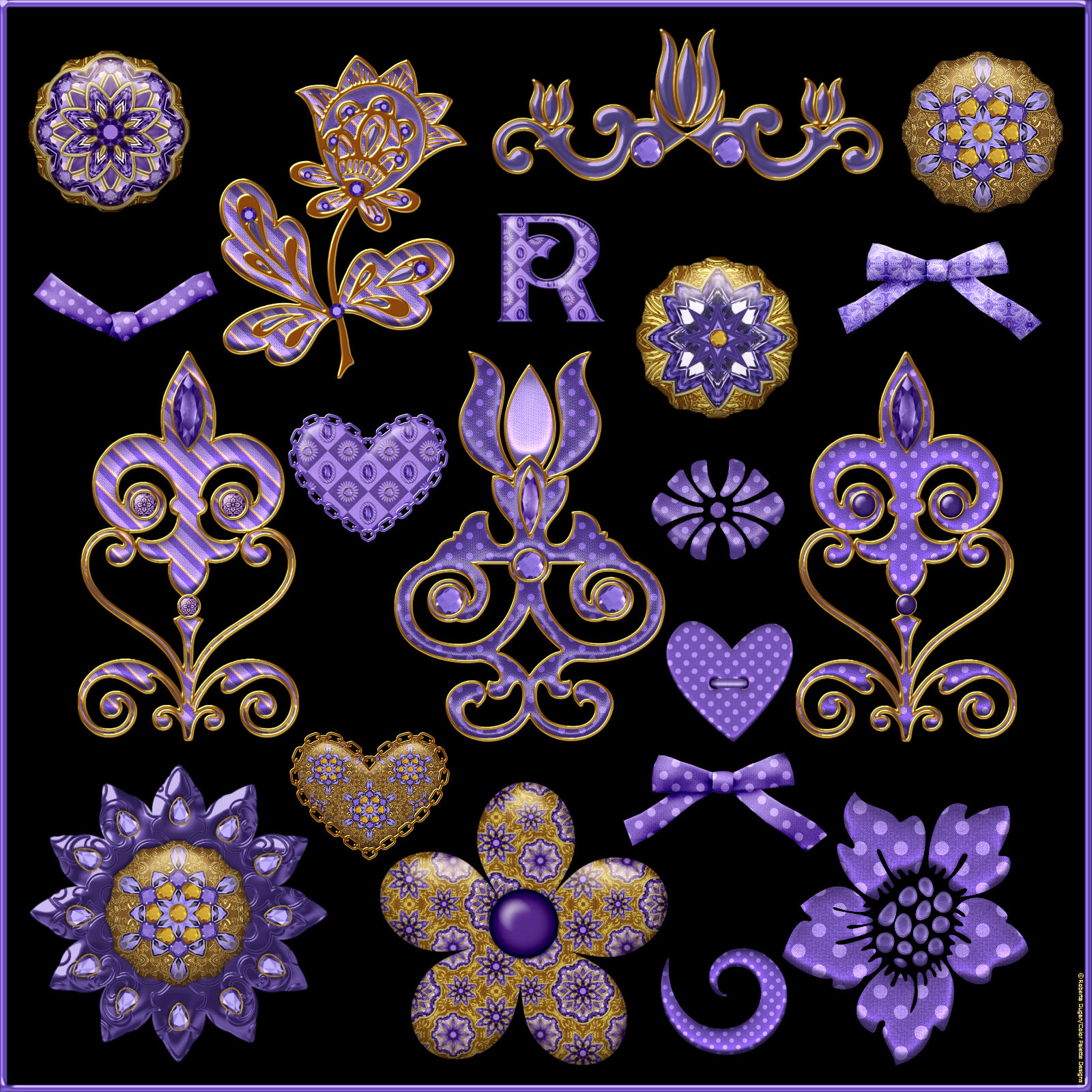2018 Pantone Color of the Year ULTRA VIOLET PS Layer Styles by N/A