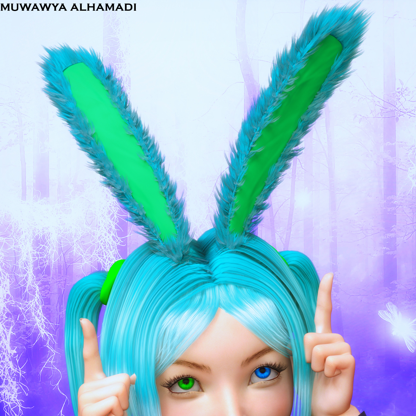 Fantasy Anime Haircut 4 _Yoko Hair_ for G3F G8F by N/A