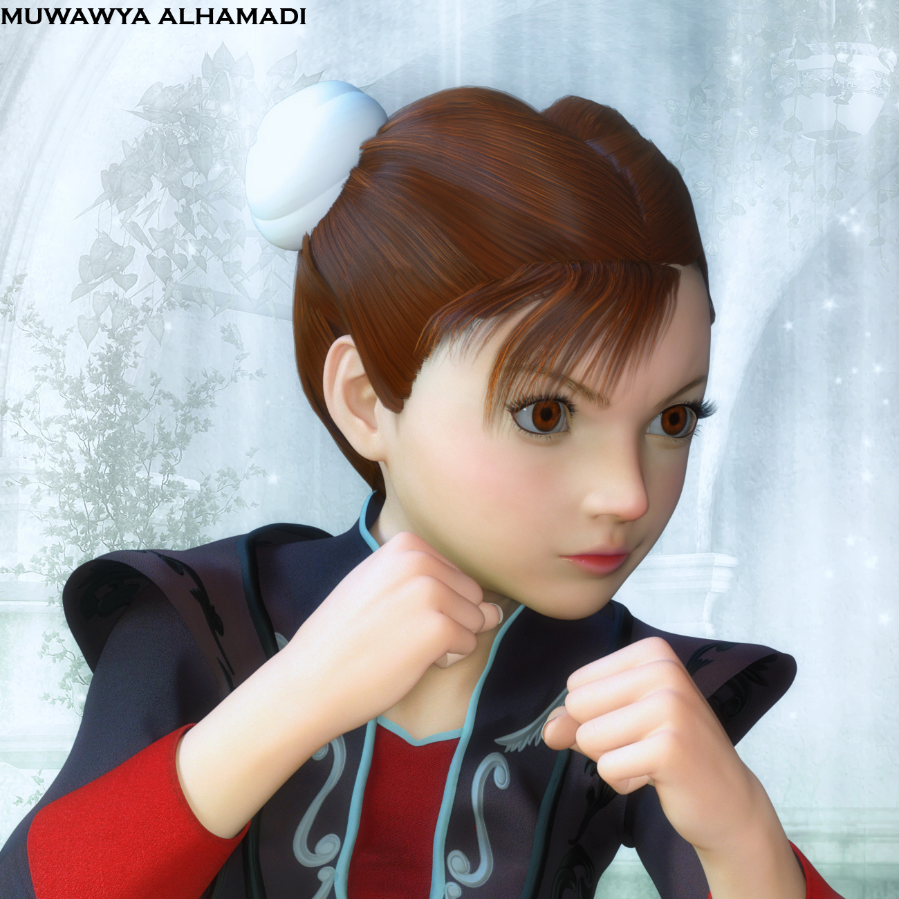 Fantasy Anime Haircut 4 _Yoko Hair_ for G3F G8F by N/A