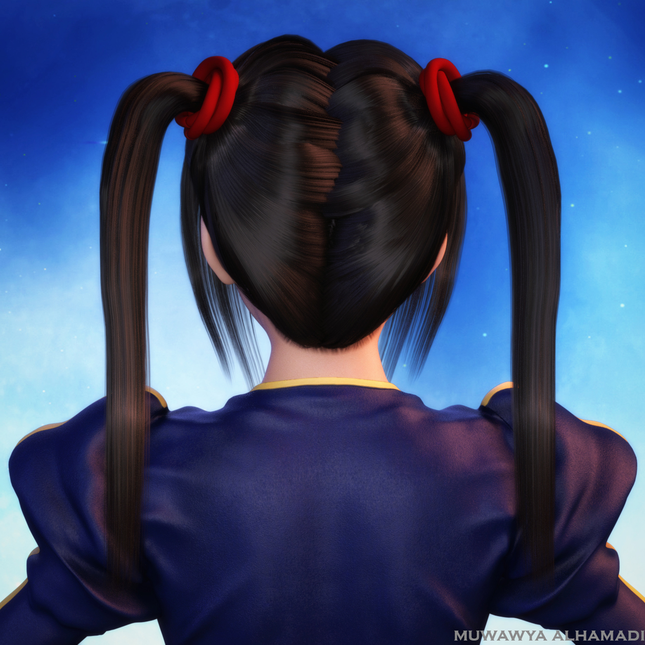 Fantasy Anime Haircut 4 _Yoko Hair_ for G3F G8F by N/A