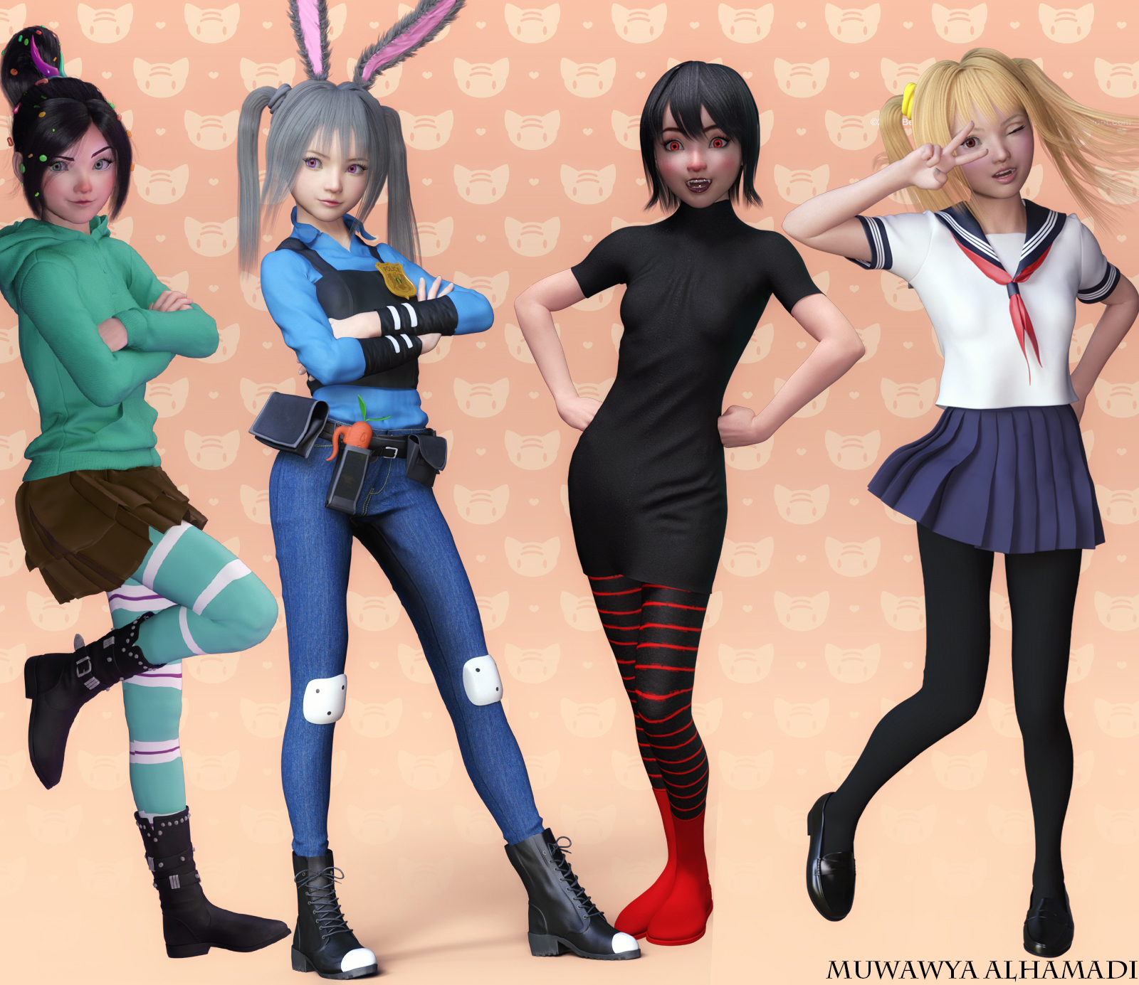 Fantasy-Anime-Cosplay 1 _ Yoko _ for G3F G8F by N/A