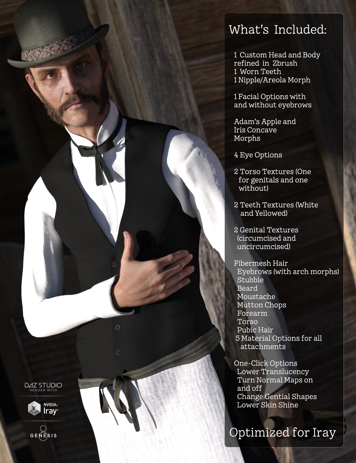 Phx Gregory for Genesis 8 Male by N/A