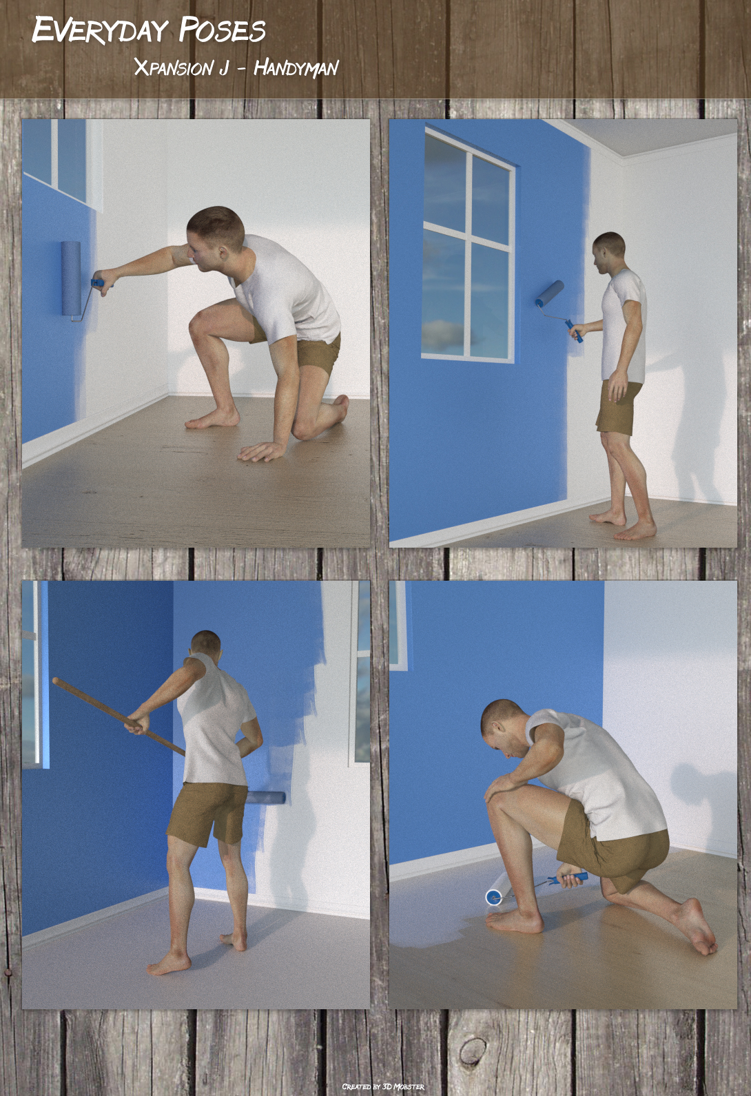 Everyday poses Xpansion J - Handyman by N/A