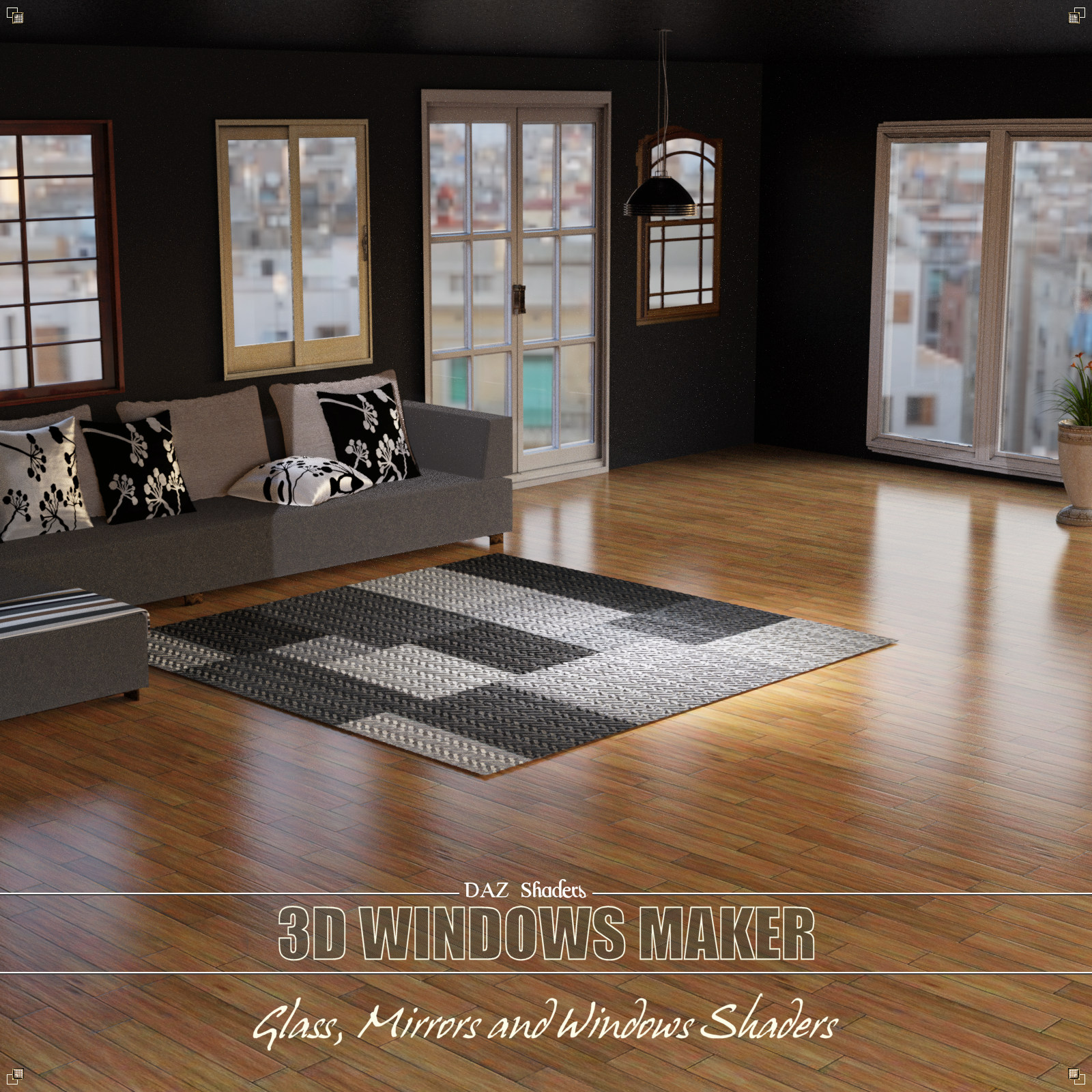 3D Windows Maker - DAZ Iray Shaders by N/A