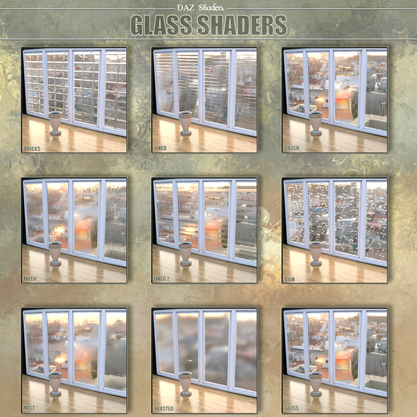 3D Windows Maker - DAZ Iray Shaders by N/A