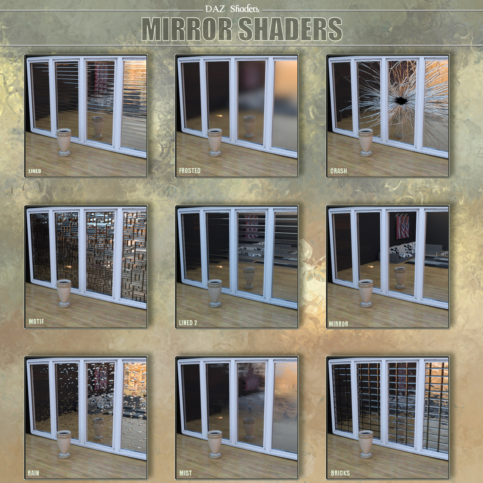 3D Windows Maker - DAZ Iray Shaders by N/A