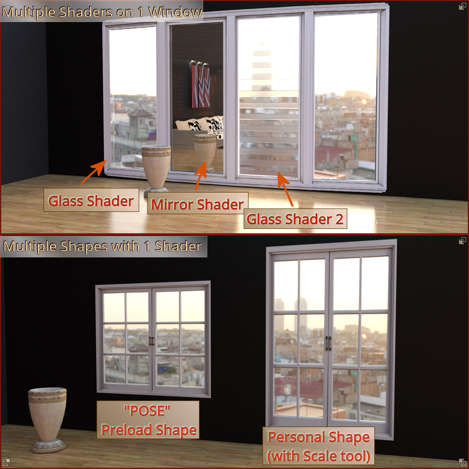 3D Windows Maker - DAZ Iray Shaders by N/A