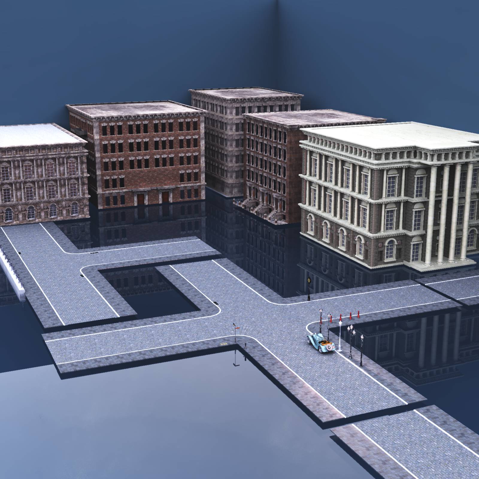 Northern European Streets Kit For Vue by N/A