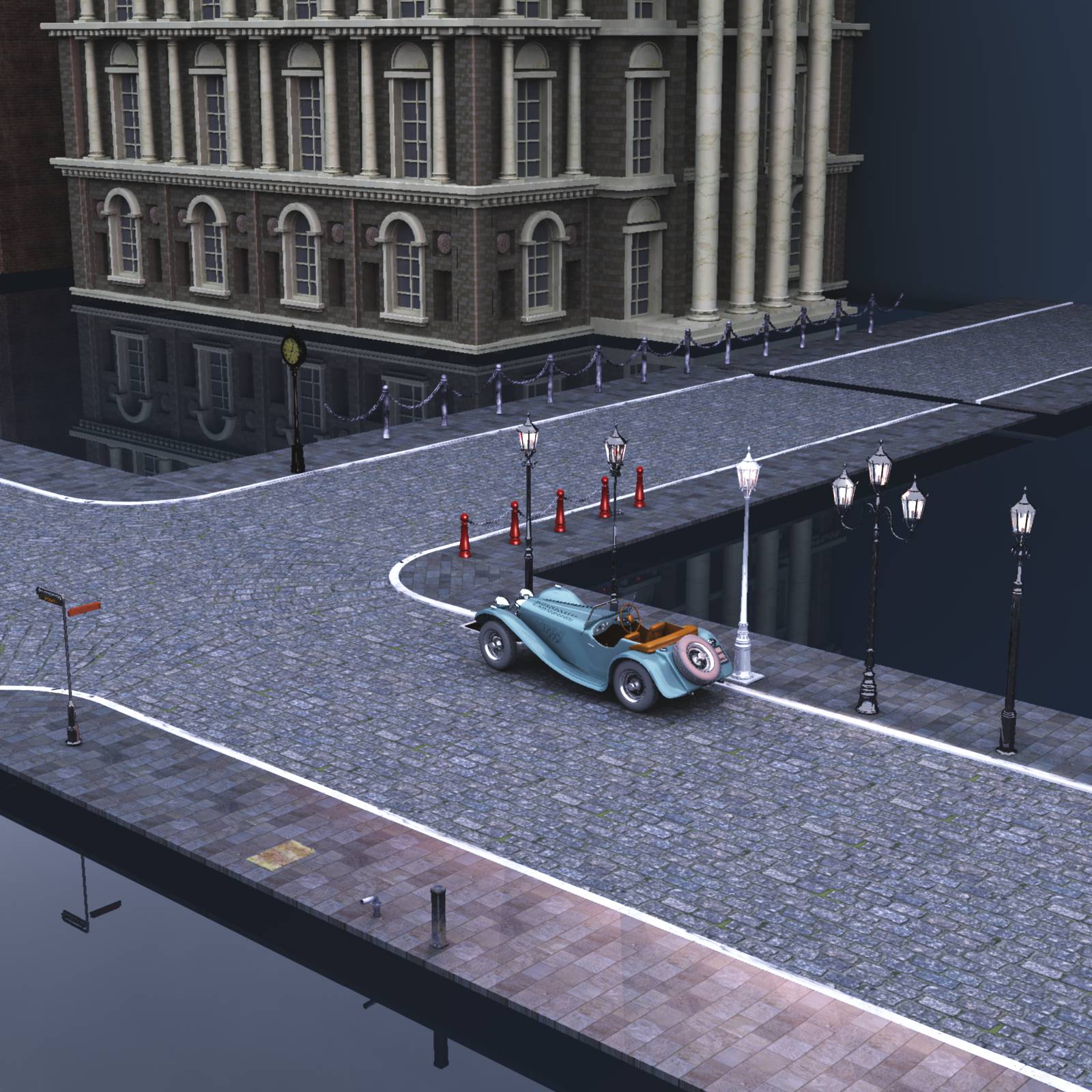Northern European Streets Kit For Vue by N/A