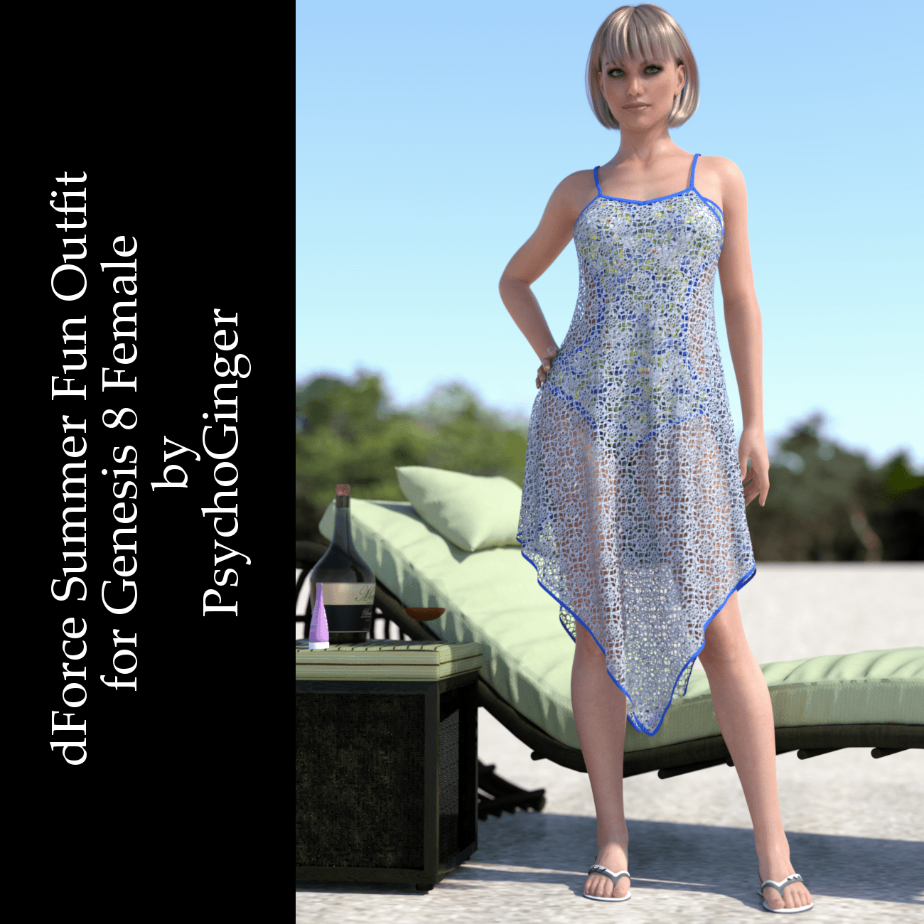 dForce Summer Fun Outfit for G8F by N/A
