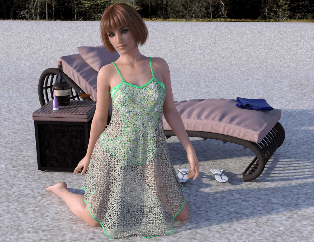 dForce Summer Fun Outfit for G8F by N/A