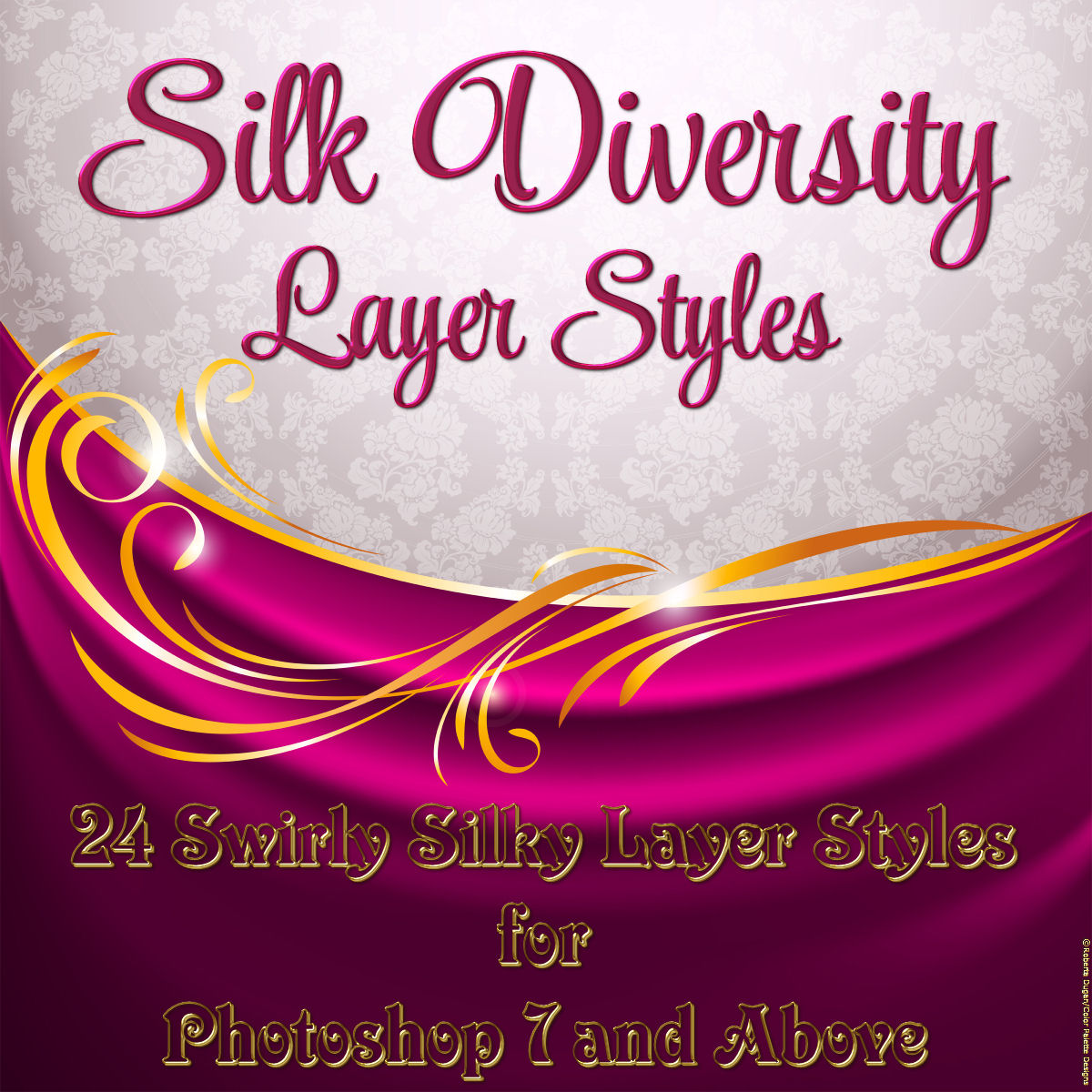 Silk Diversity PS Layer Styles by N/A