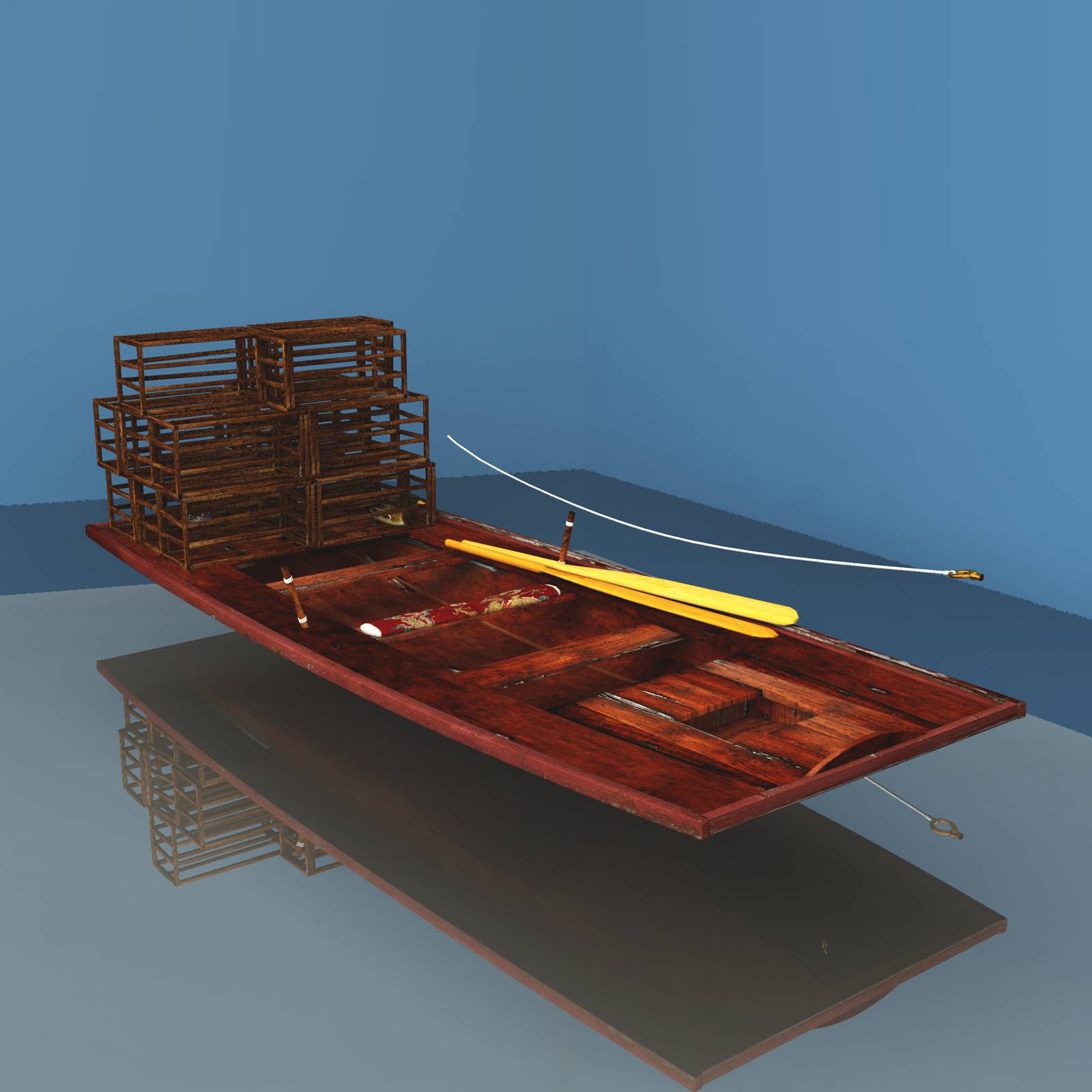 Chinese River Boats For Vue by N/A