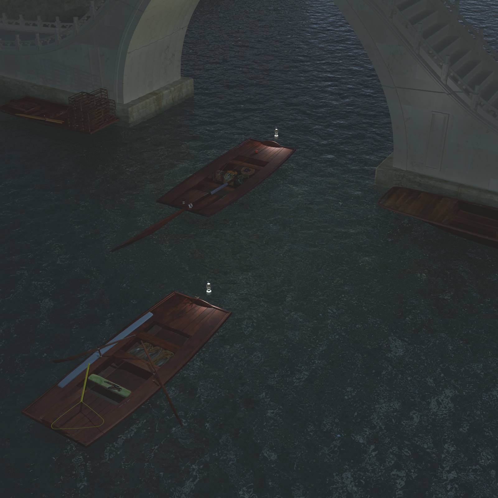 Chinese River Boats For Vue by N/A