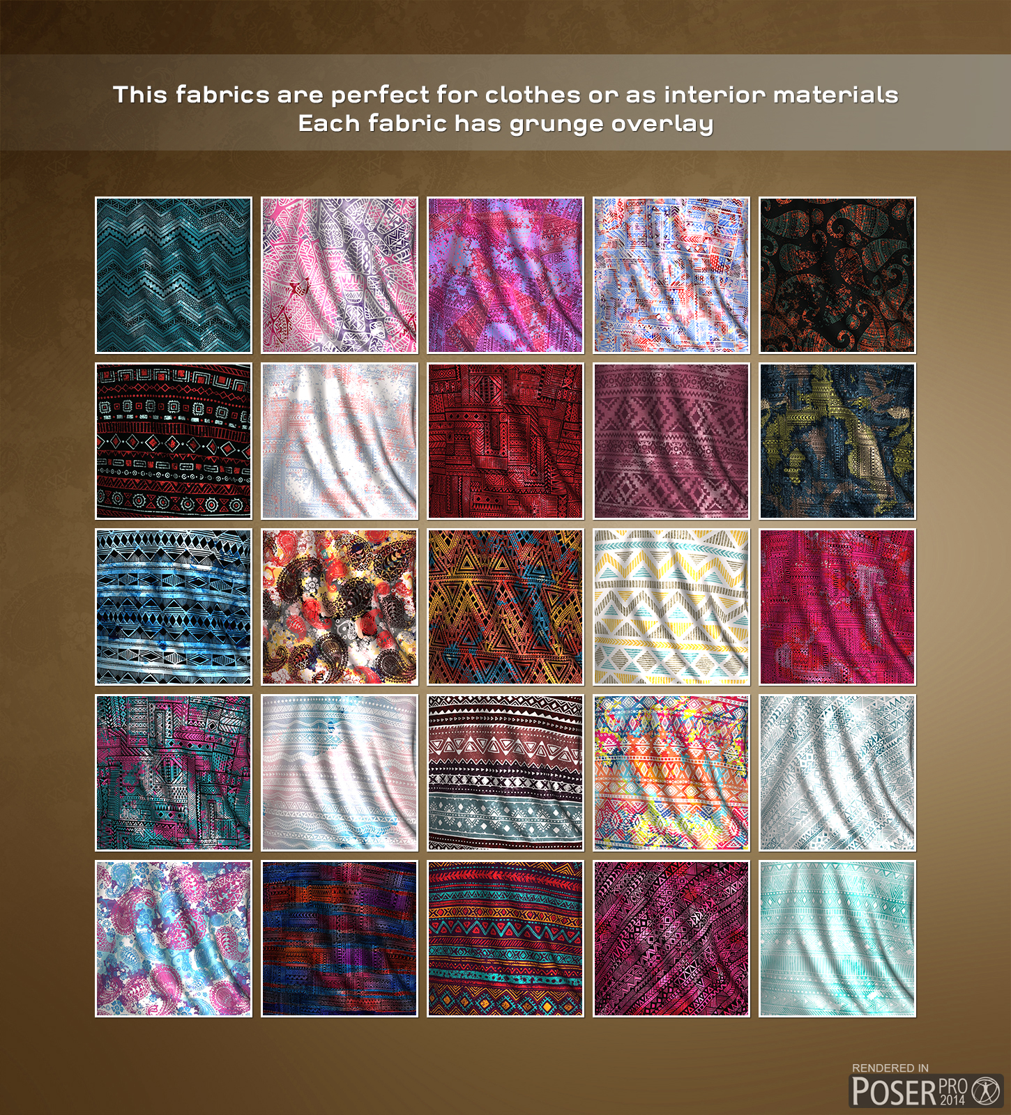 Poser - Ethnic Silks by N/A