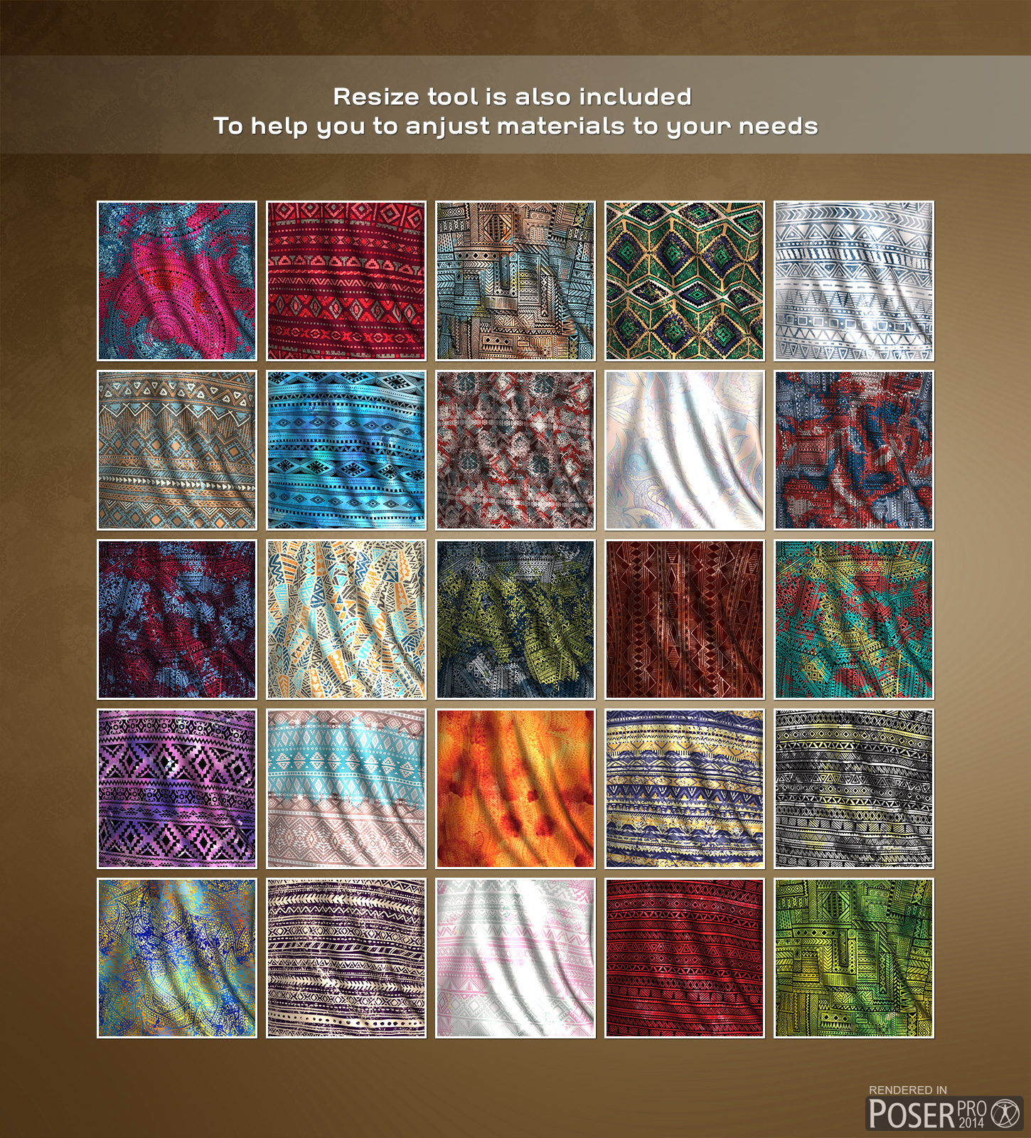 Poser - Ethnic Silks by N/A