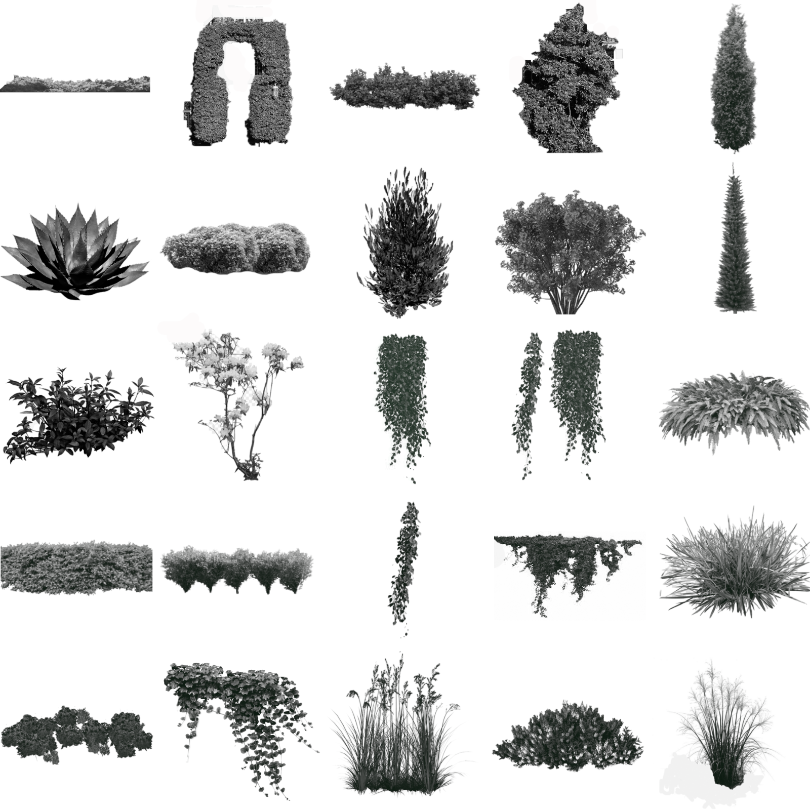 Manga Mega Starter Pack-Bushes trees and shrubs 2 by N/A