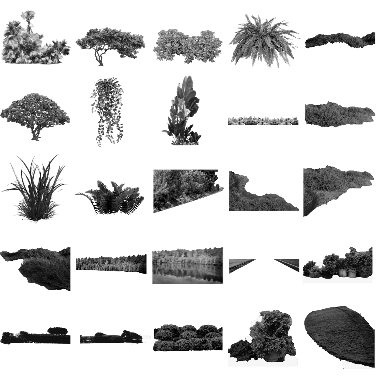 Manga Mega Starter Pack-Bushes trees and shrubs 2 by N/A
