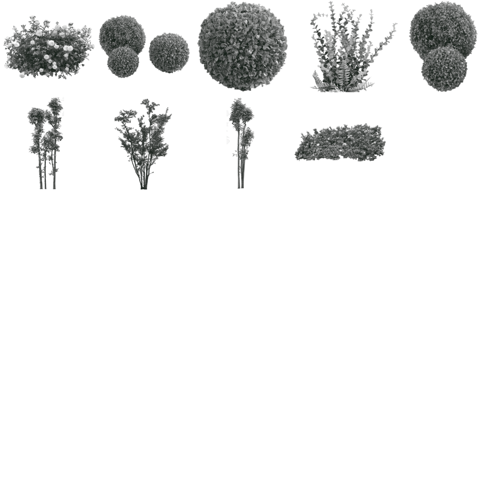 Manga Mega Starter Pack-Bushes trees and shrubs 2 by N/A