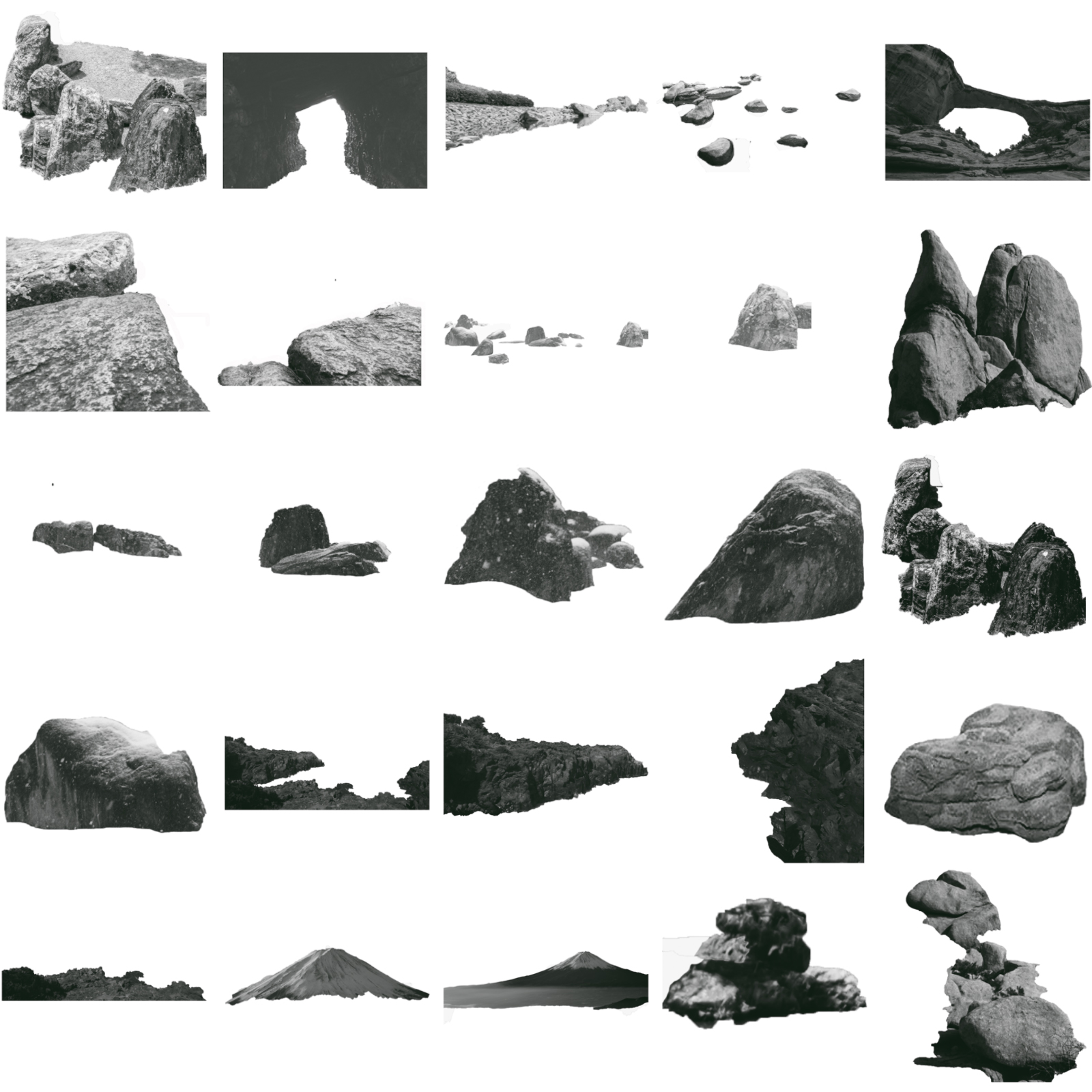 Manga Mega Starter Pack-Boulders and rocks by N/A