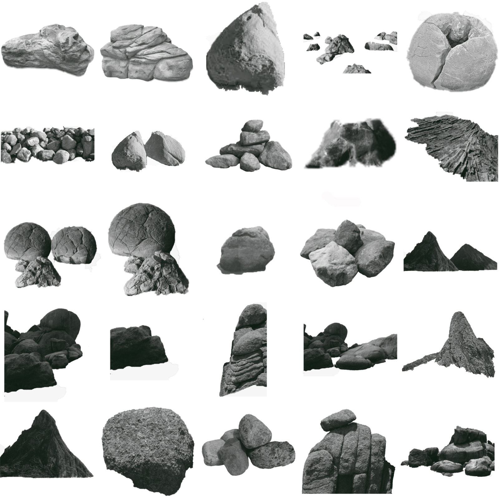 Manga Mega Starter Pack-Boulders and rocks by N/A