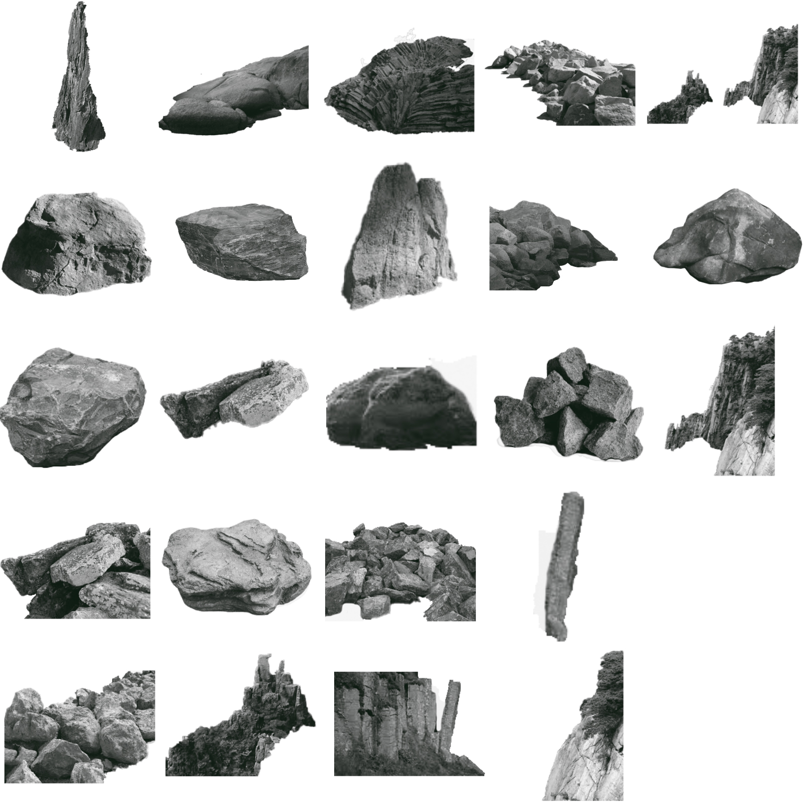 Manga Mega Starter Pack-Boulders and rocks by N/A